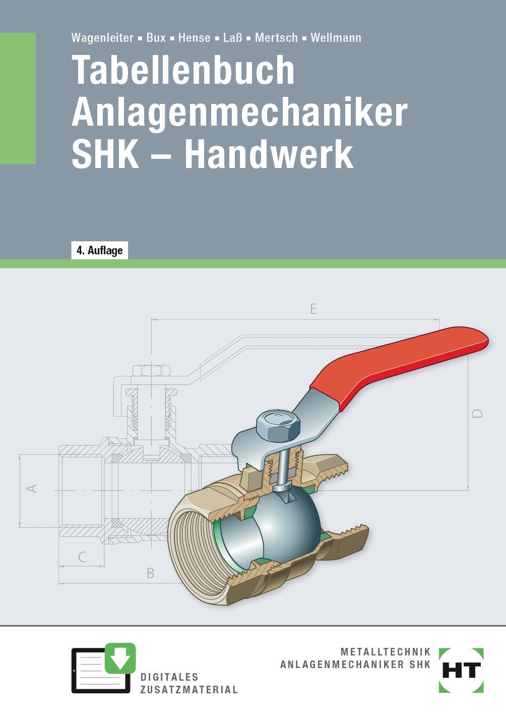Vorderes Coverbild eBook inside: Buch und eBook Tabellenbuch Anlagenmechaniker SHK - Handwerk