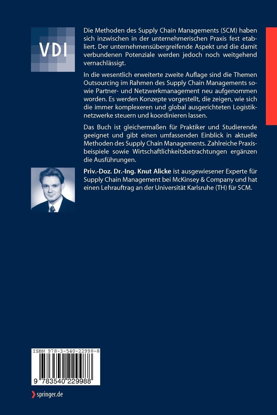 Rückseitencover Planung und Betrieb von Logistiknetzwerken