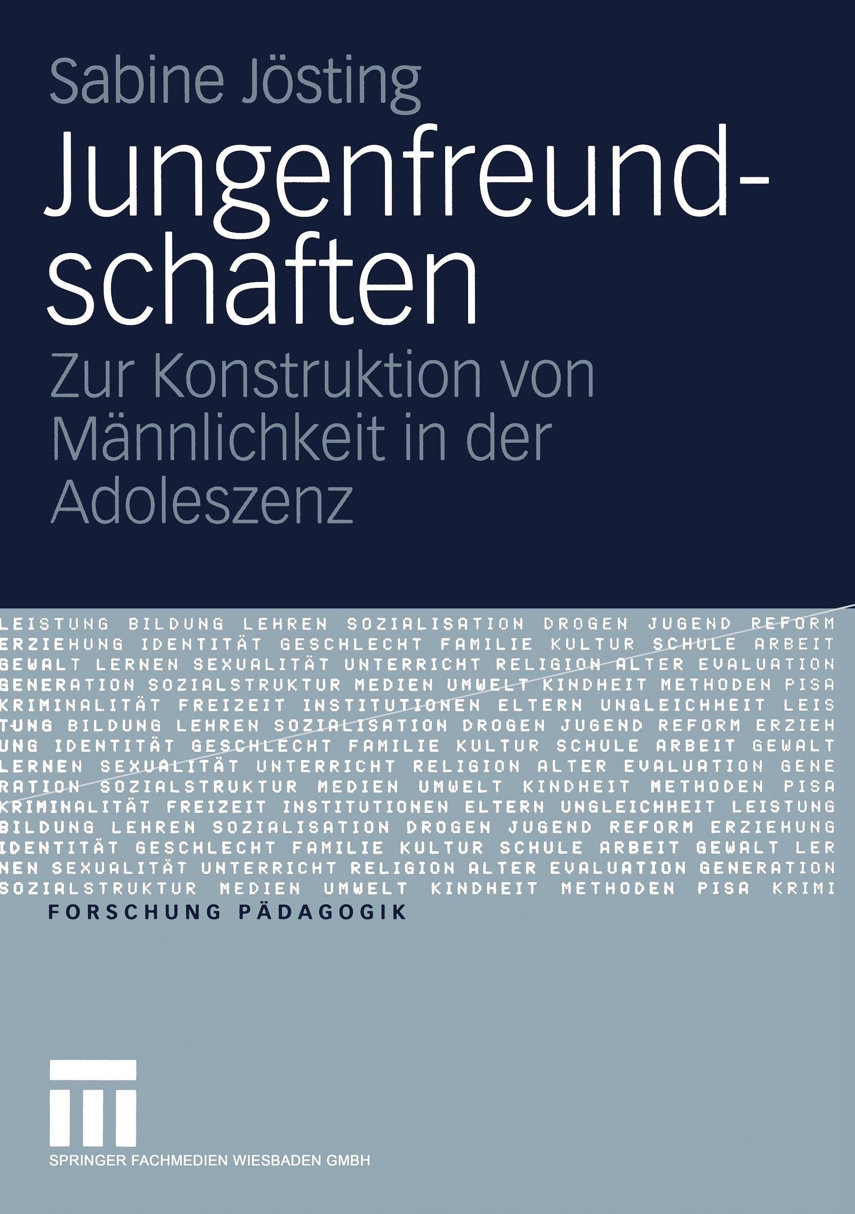 Vorderes Coverbild Jungenfreundschaften
