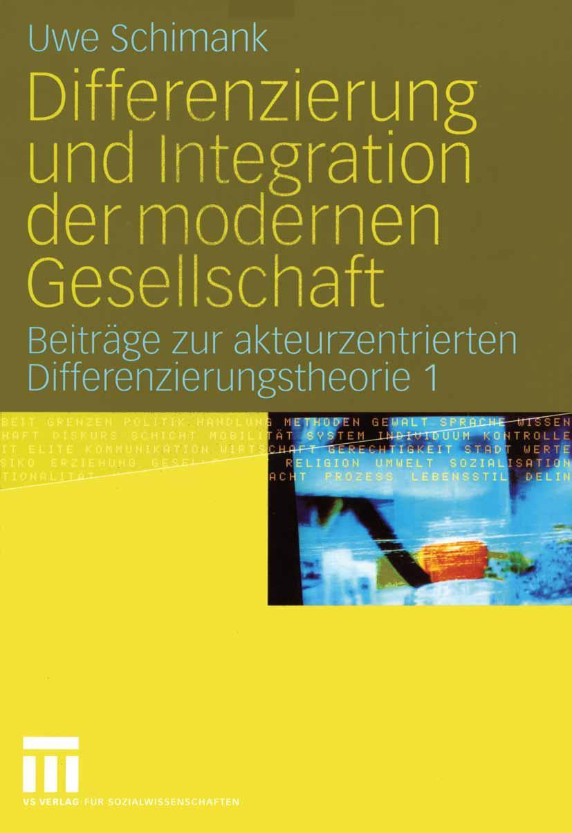 Vorderes Coverbild Differenzierung und Integration der modernen Gesellschaft