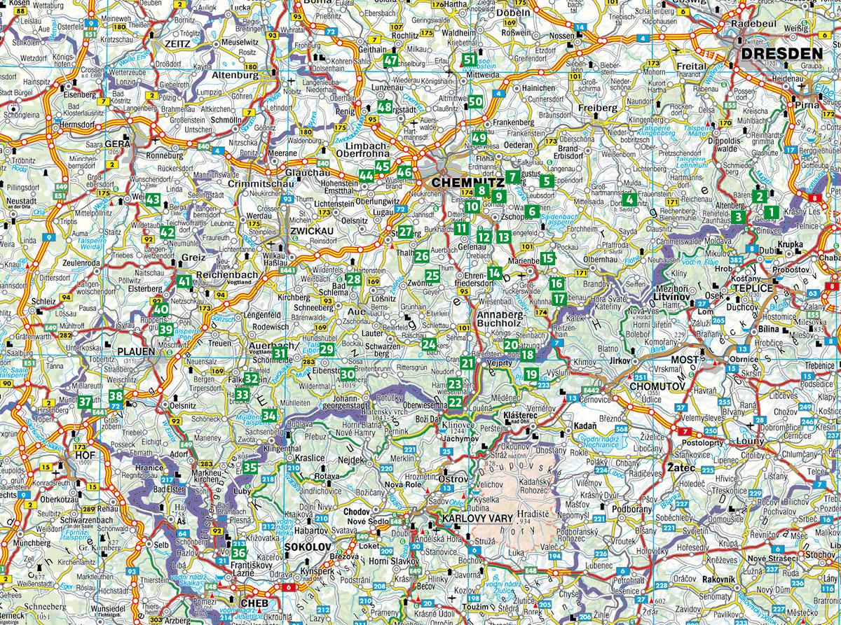 Beispielinhalt (Bild) Wandern mit Hund Erzgebirge - Vogtland