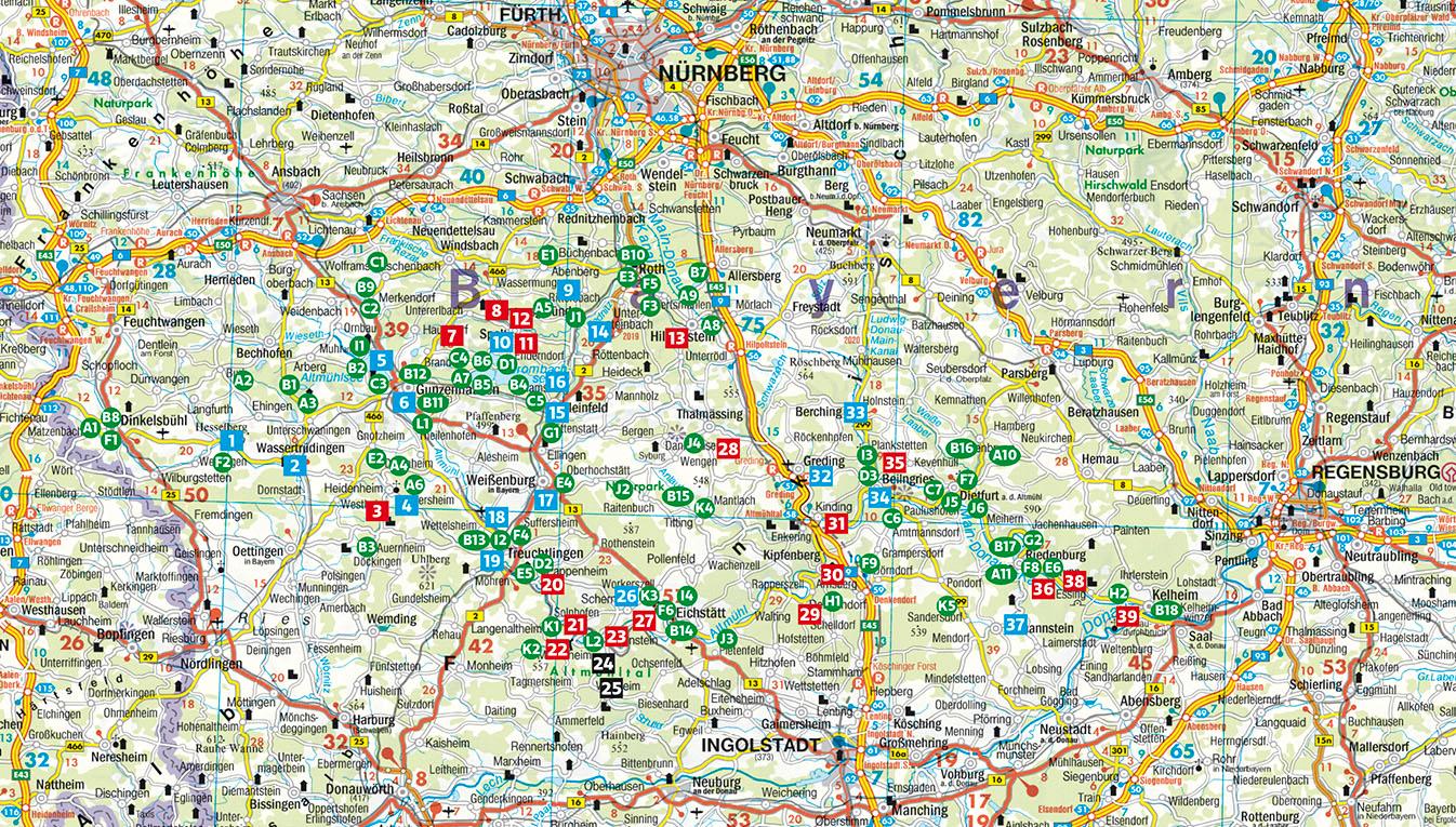 Beispielinhalt (Bild) ErlebnisWandern mit Kindern Fränkisches Seenland