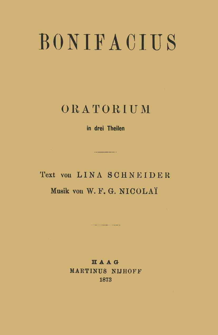 Vorderes Coverbild Bonifacius