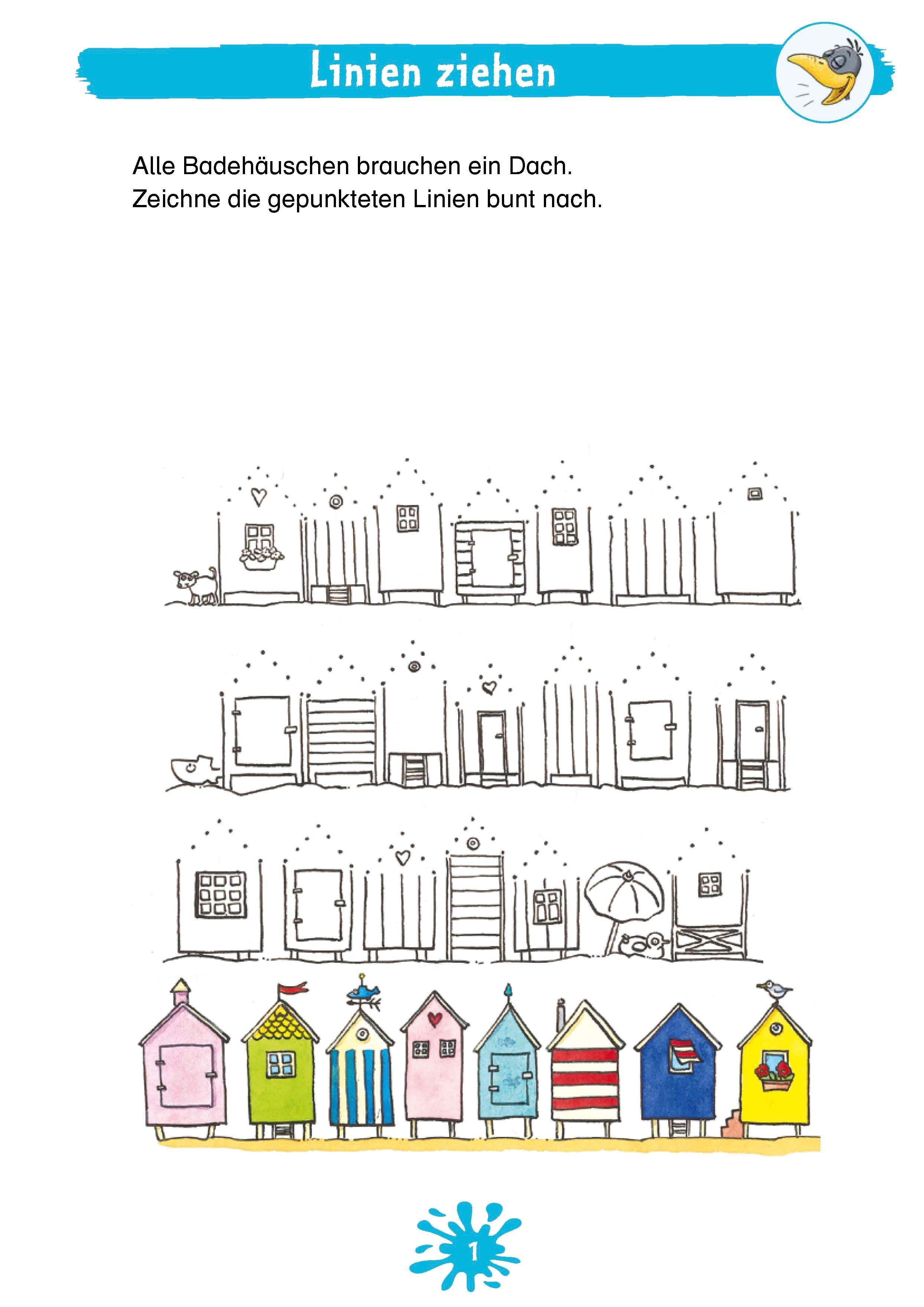 Beispielinhalt (Bild) Mein Vorschulblock mit Rabe Linus (3)