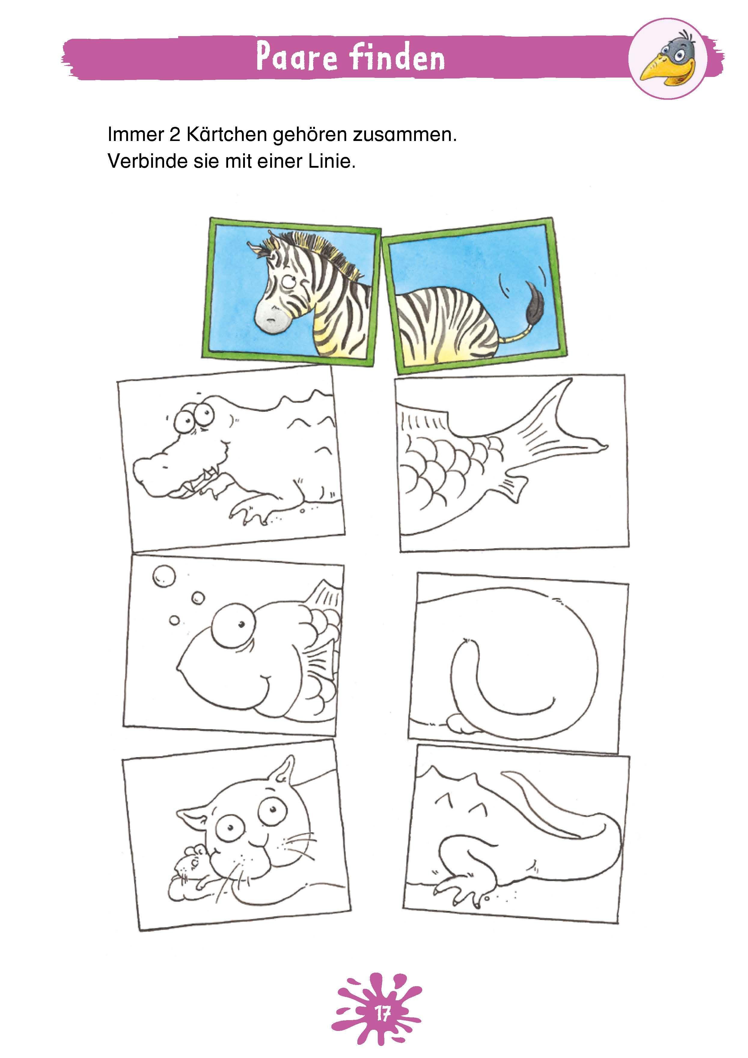 Beispielinhalt (Bild) Mein Vorschulblock mit Rabe Linus (3)