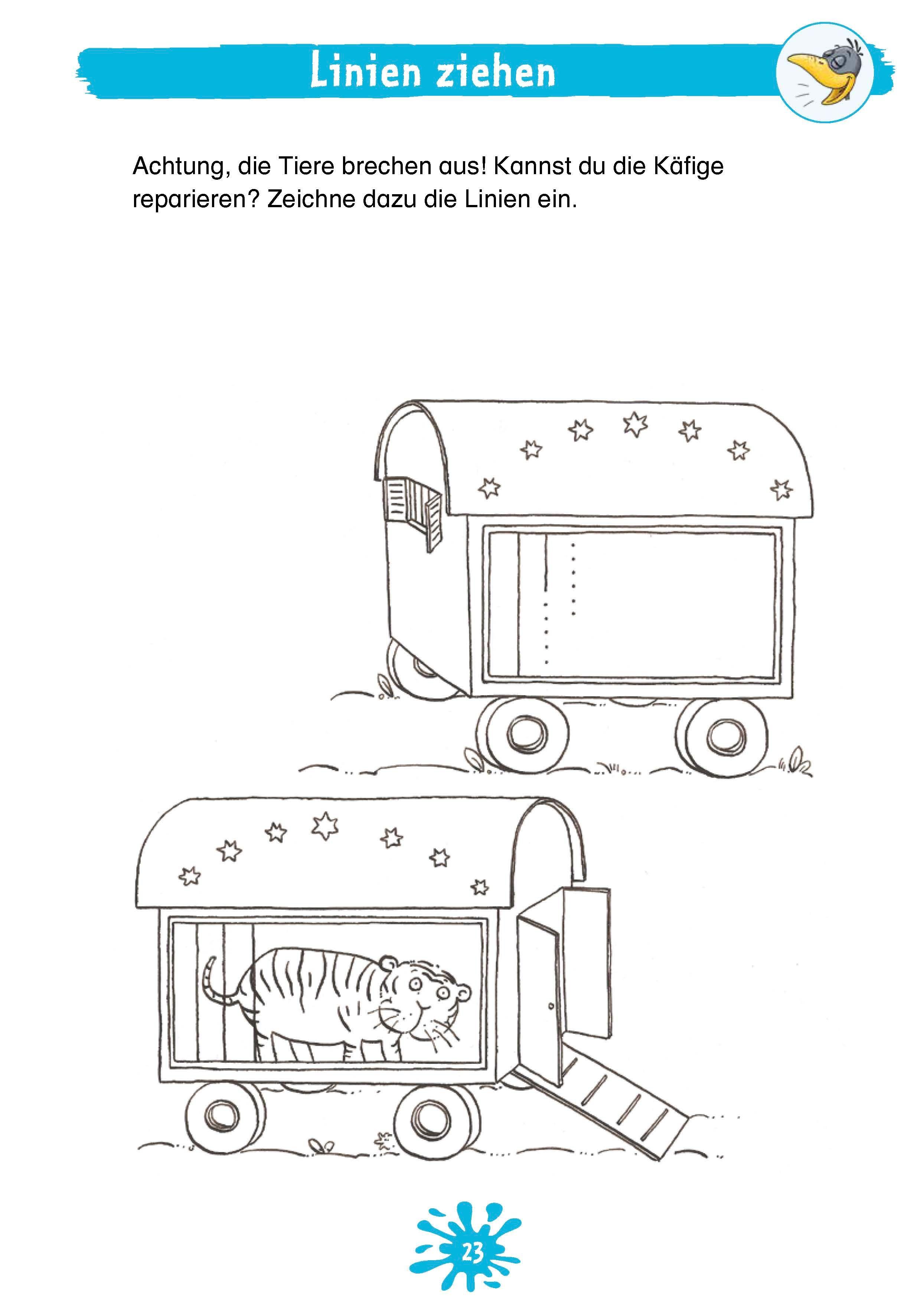 Beispielinhalt (Bild) Mein Vorschulblock mit Rabe Linus (3)