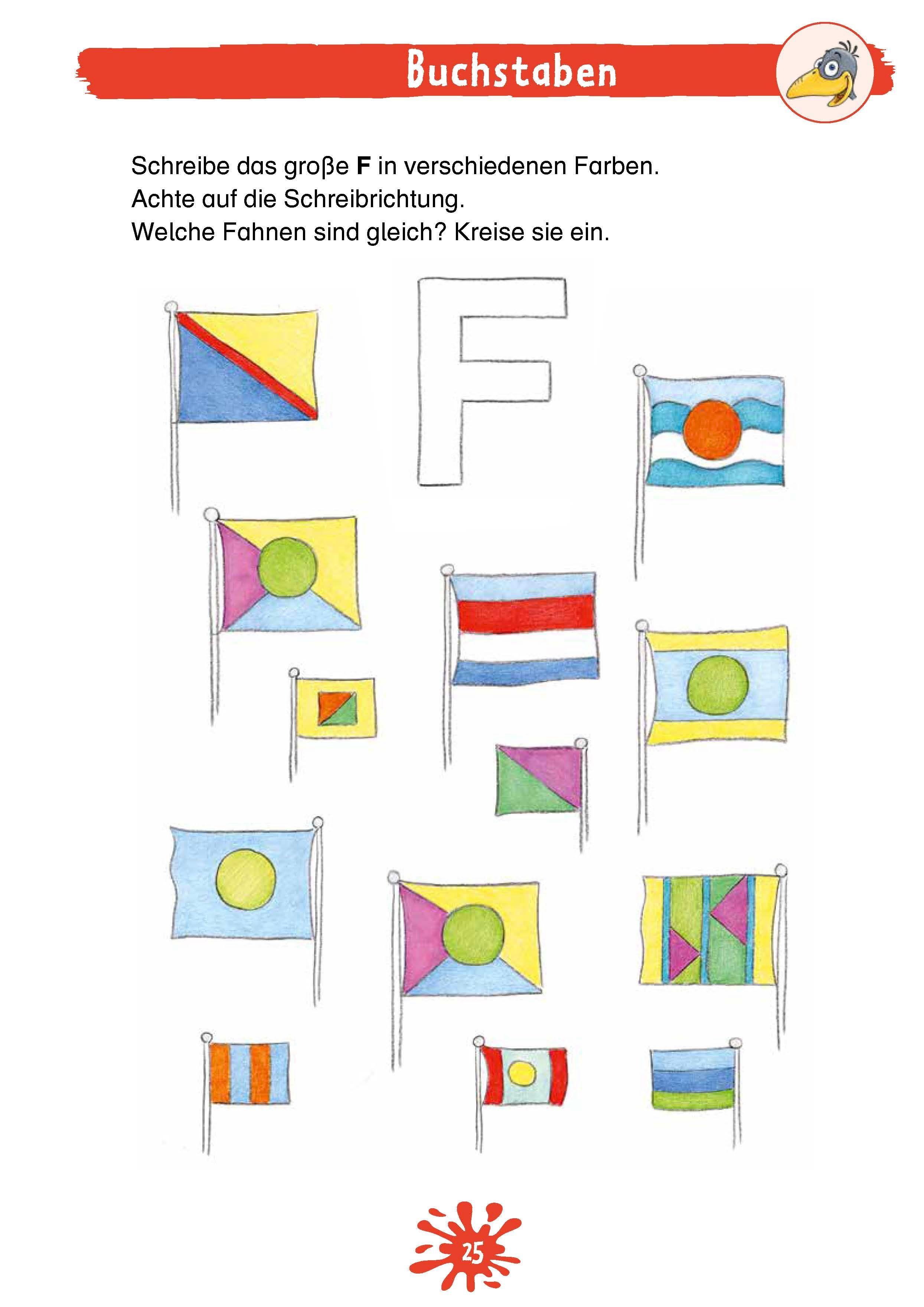 Beispielinhalt (Bild) Mein Vorschulblock mit Rabe Linus (3)