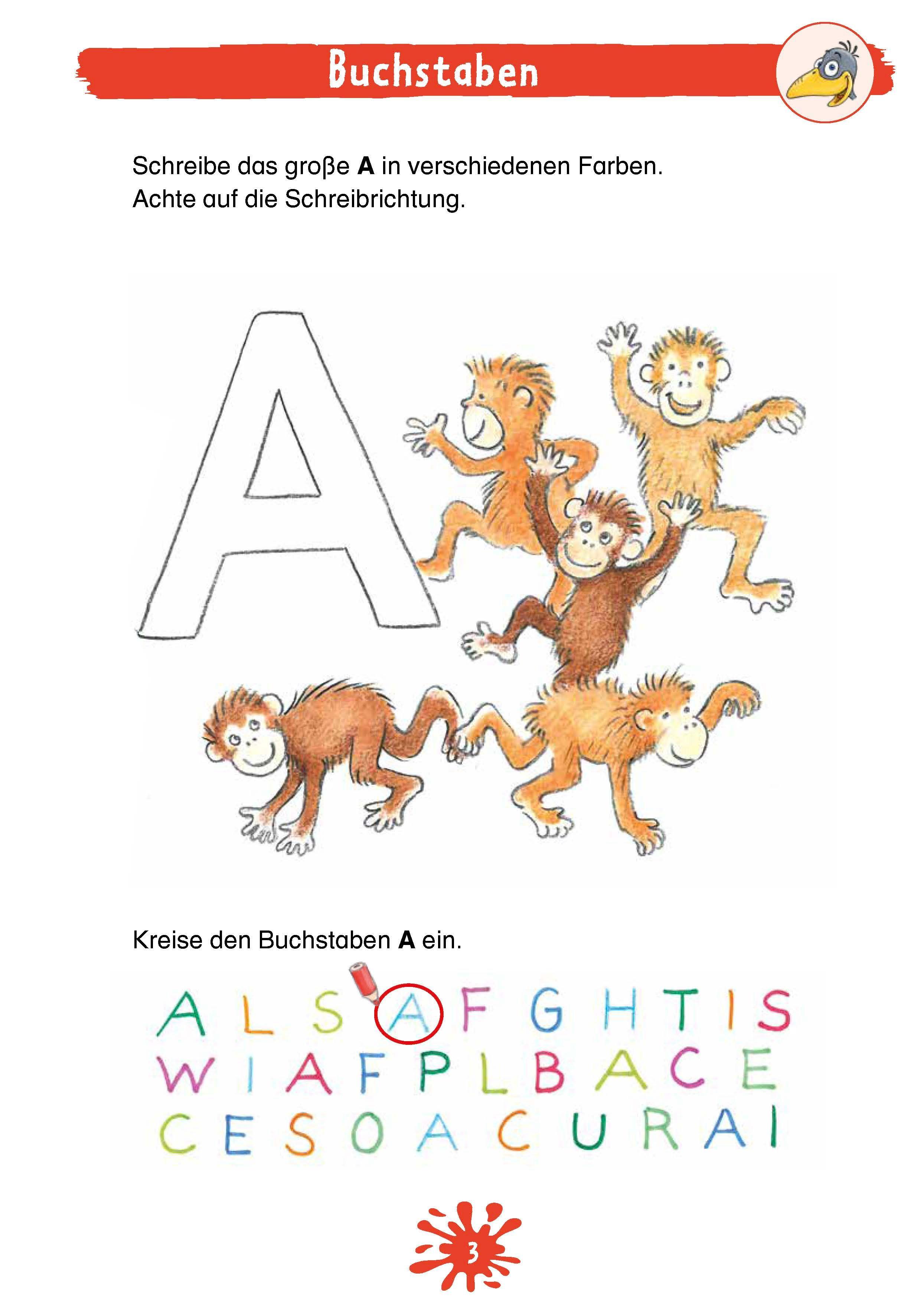 Beispielinhalt (Bild) Mein Vorschulblock mit Rabe Linus (3)