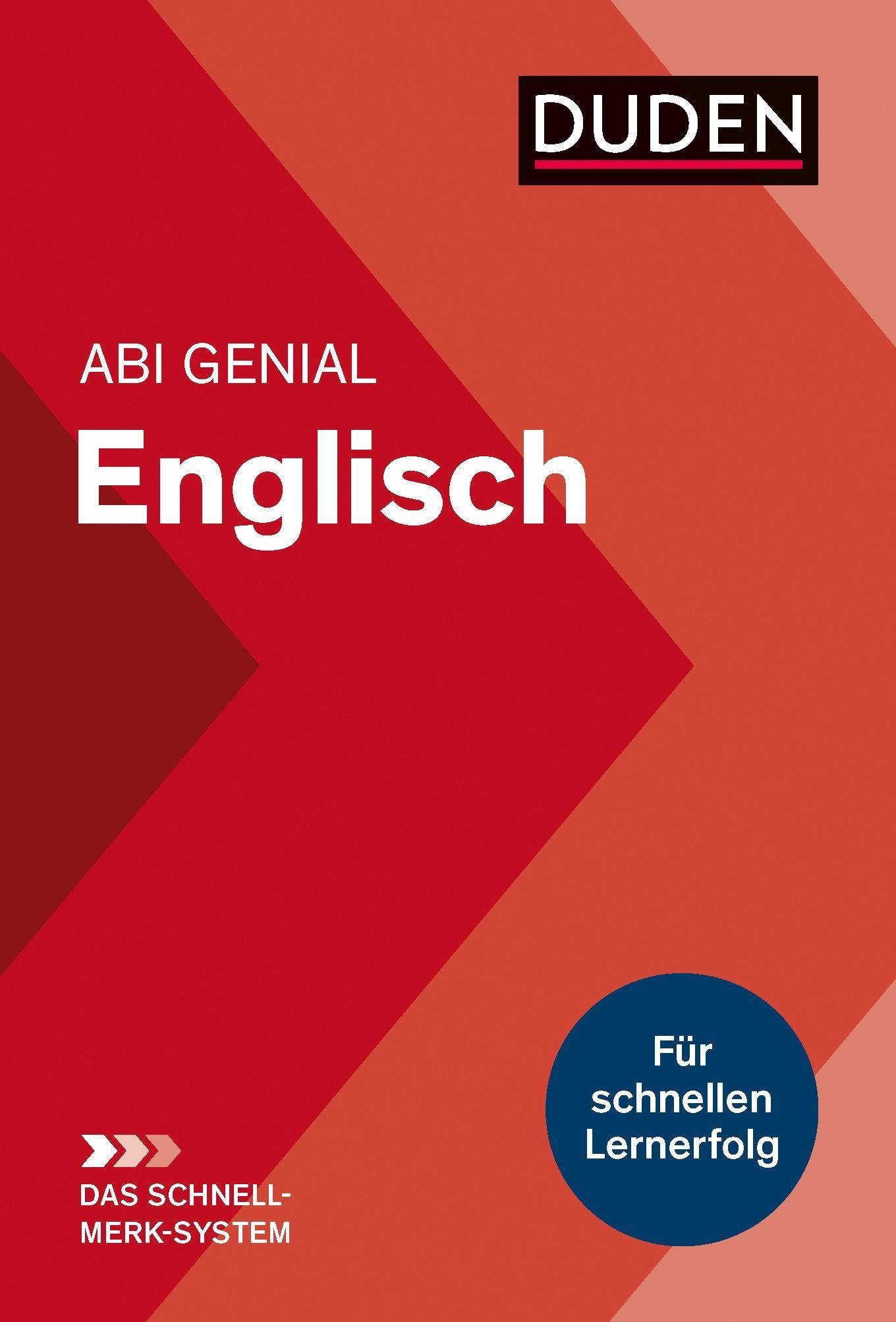 Vorderes Coverbild Abi genial Englisch: Das Schnell-Merk-System