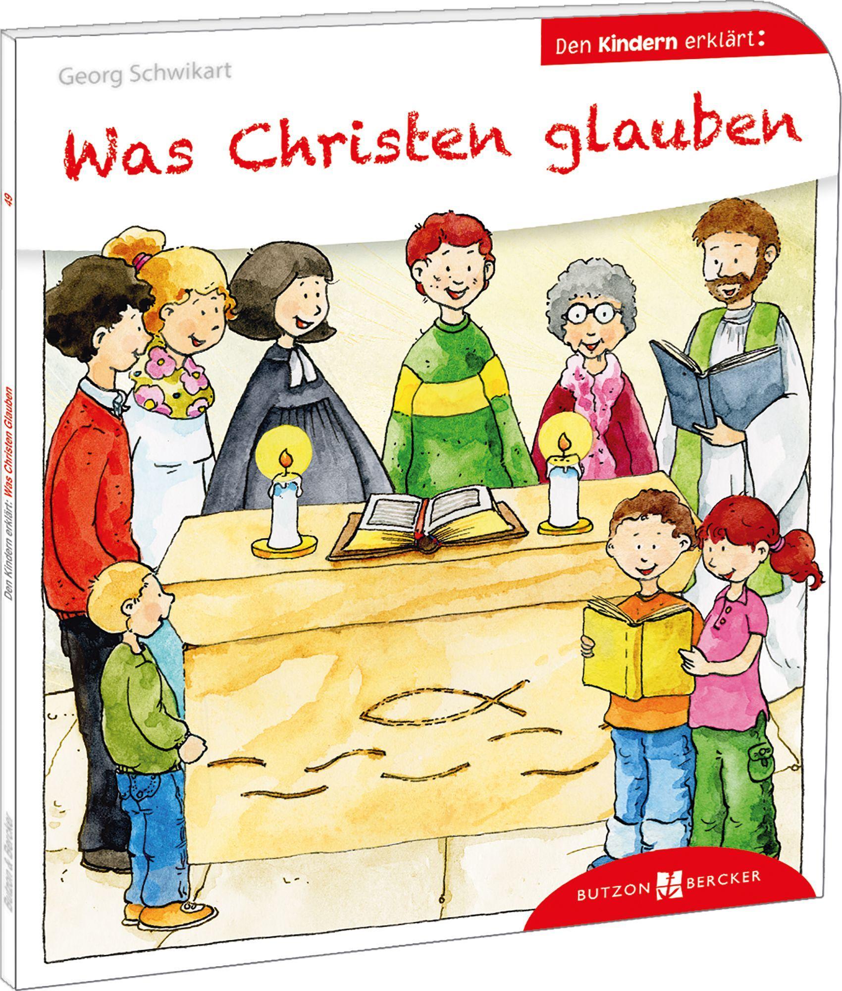 Vorderes Coverbild Was Christen glauben den Kindern erklärt