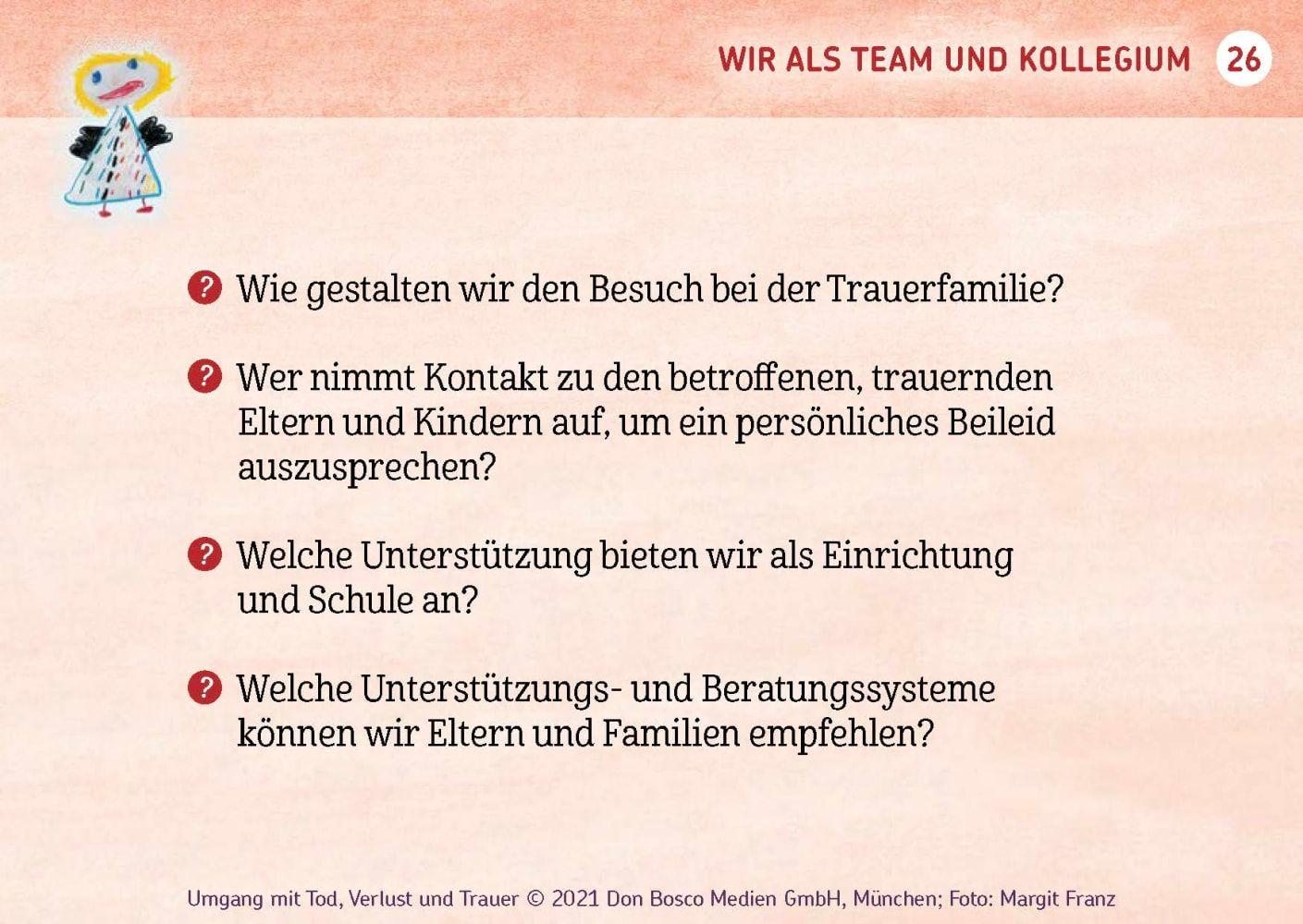 Beispielinhalt (Bild) Umgang mit Tod, Verlust und Trauer