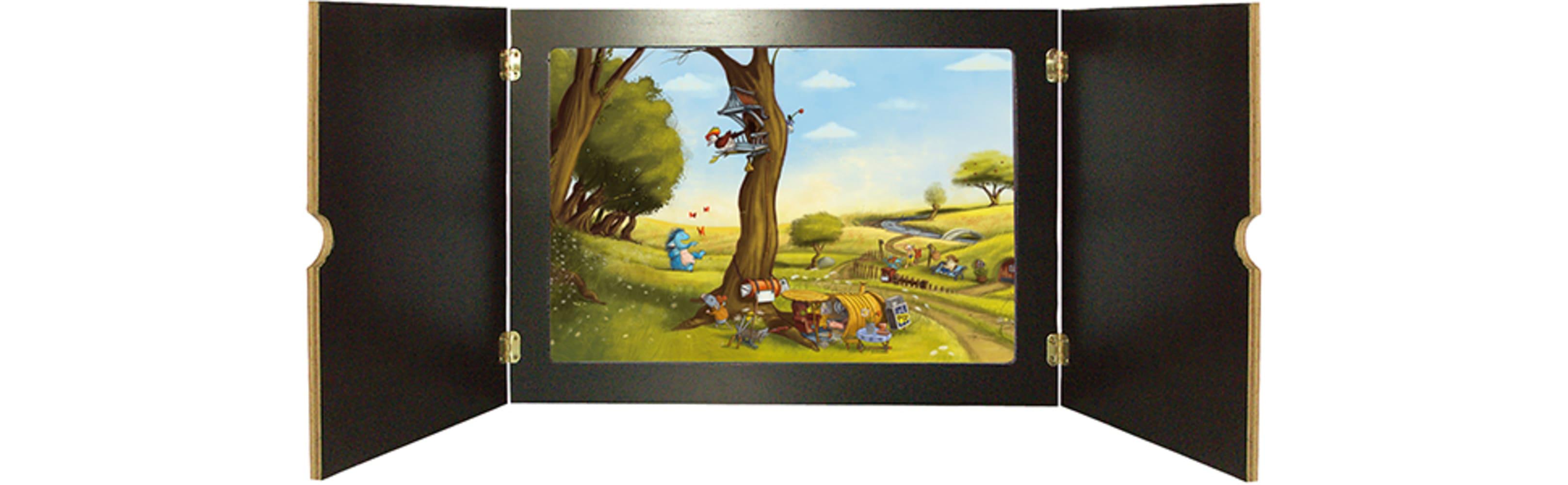 Beispielinhalt (Bild) Der Grolltroll. Kamishibai Bildkartenset