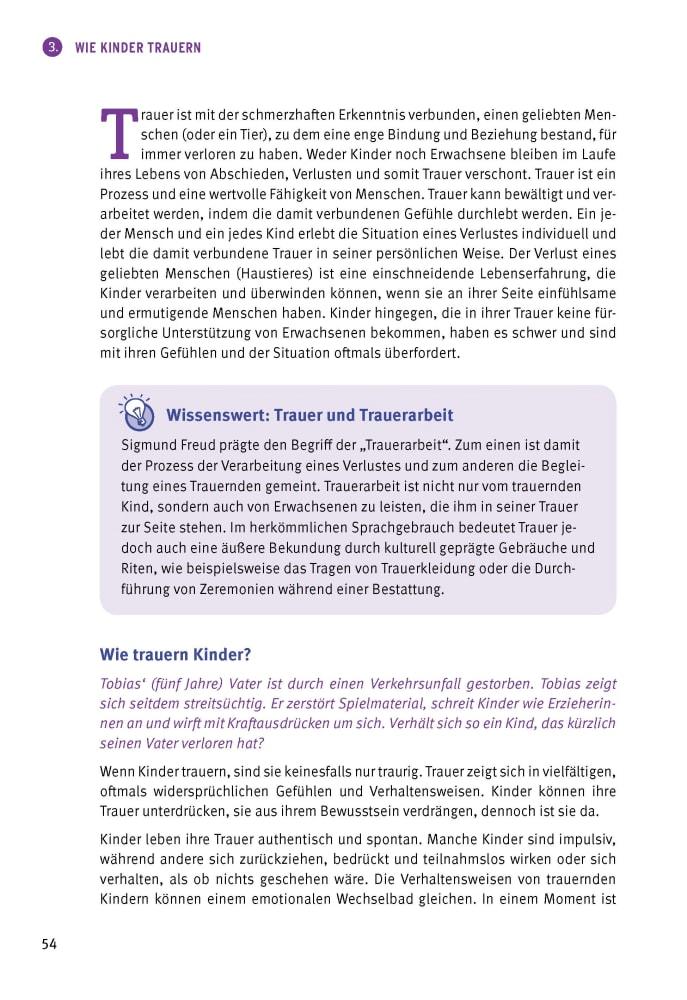 Beispielinhalt (Bild) Tabuthema Trauerarbeit - aktualisierte Neuauflage