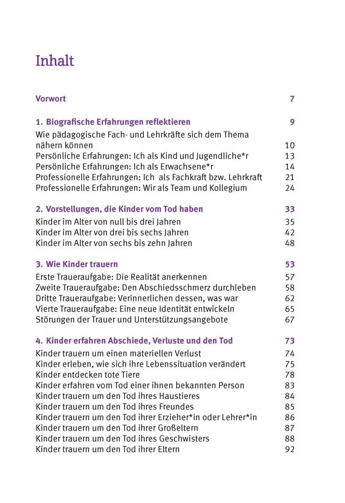 Beispielinhalt (Bild) Tabuthema Trauerarbeit - aktualisierte Neuauflage