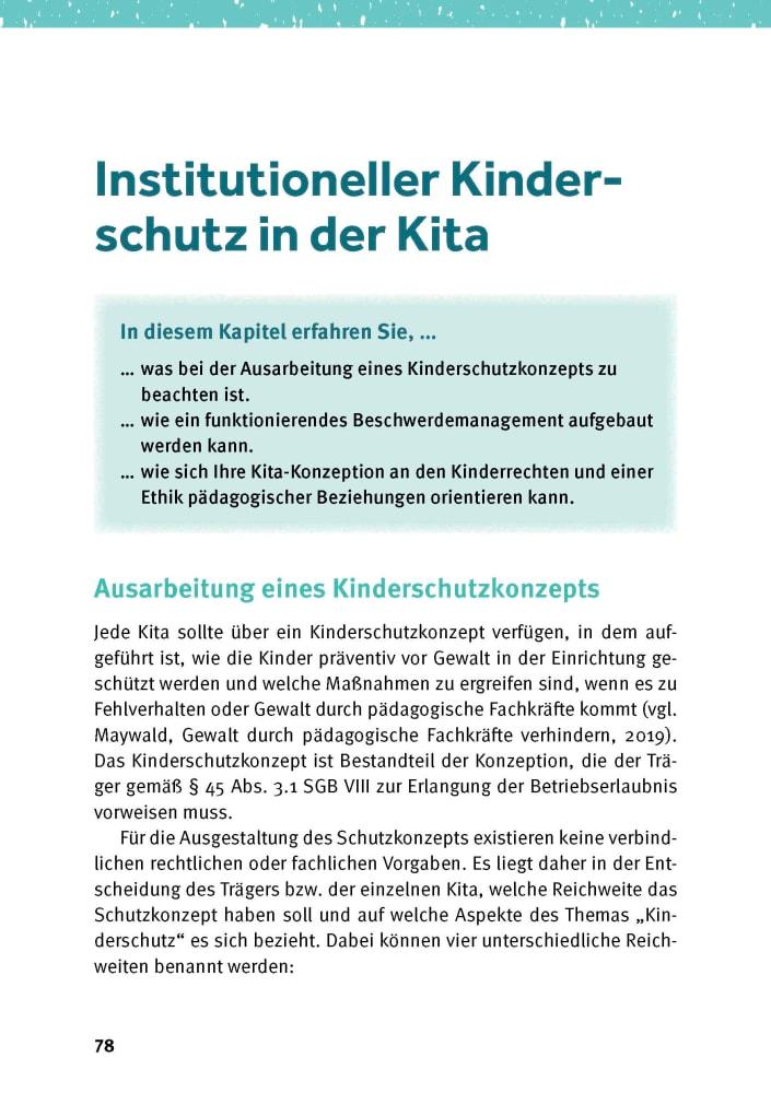 Beispielinhalt (Bild) Kinderschutz: Gewaltfreie Pädagogik in der Kita