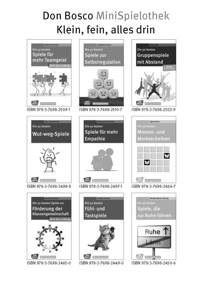 Beispielinhalt (Bild) Die 50 besten Spiele für mehr Teamgeist. Für 8- bis 12-Jährige