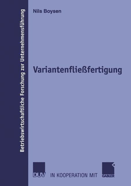 Vorderes Coverbild Variantenfließfertigung