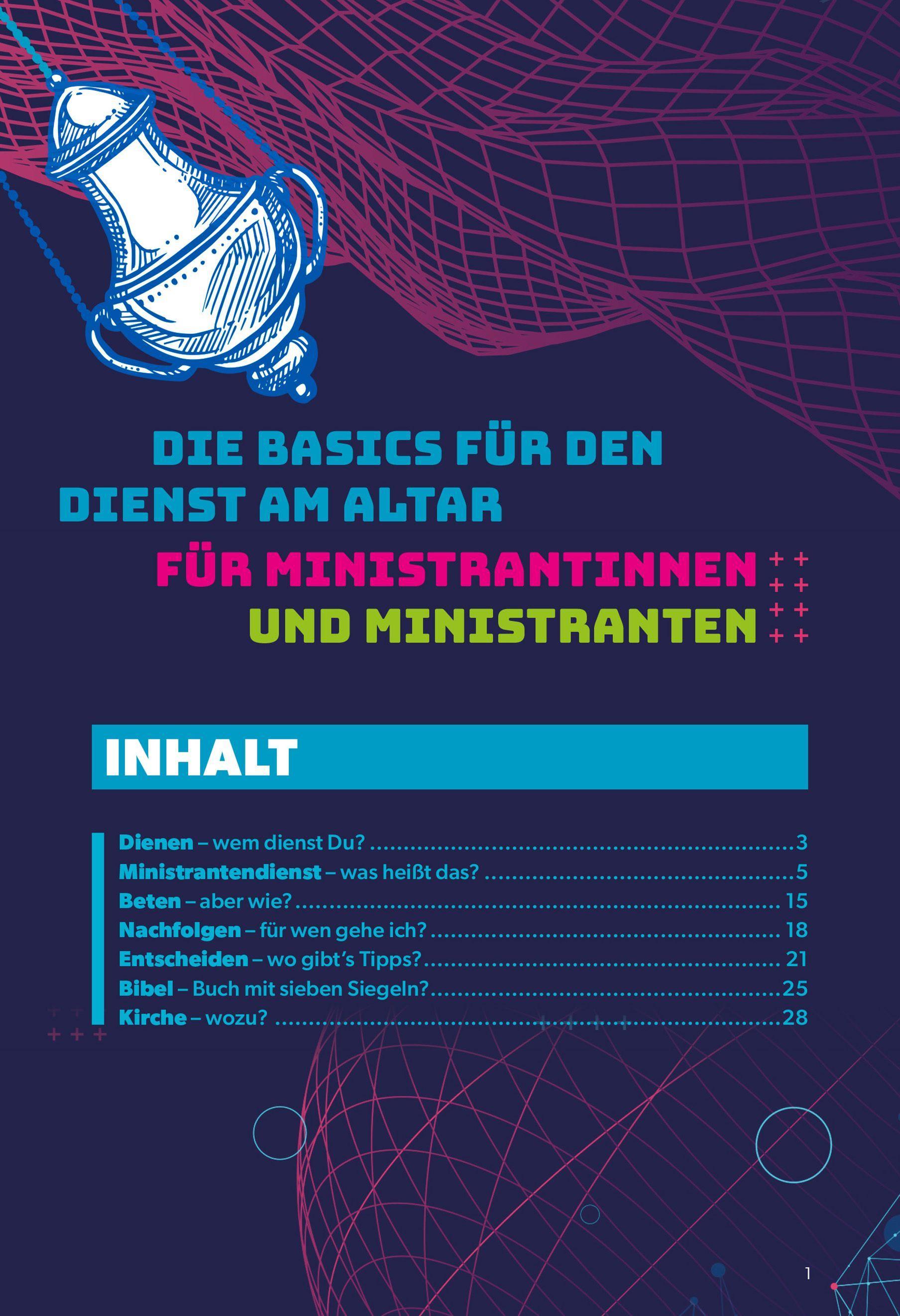 Beispielinhalt (Bild) Die Bibel für Ministrantinnen und Ministranten