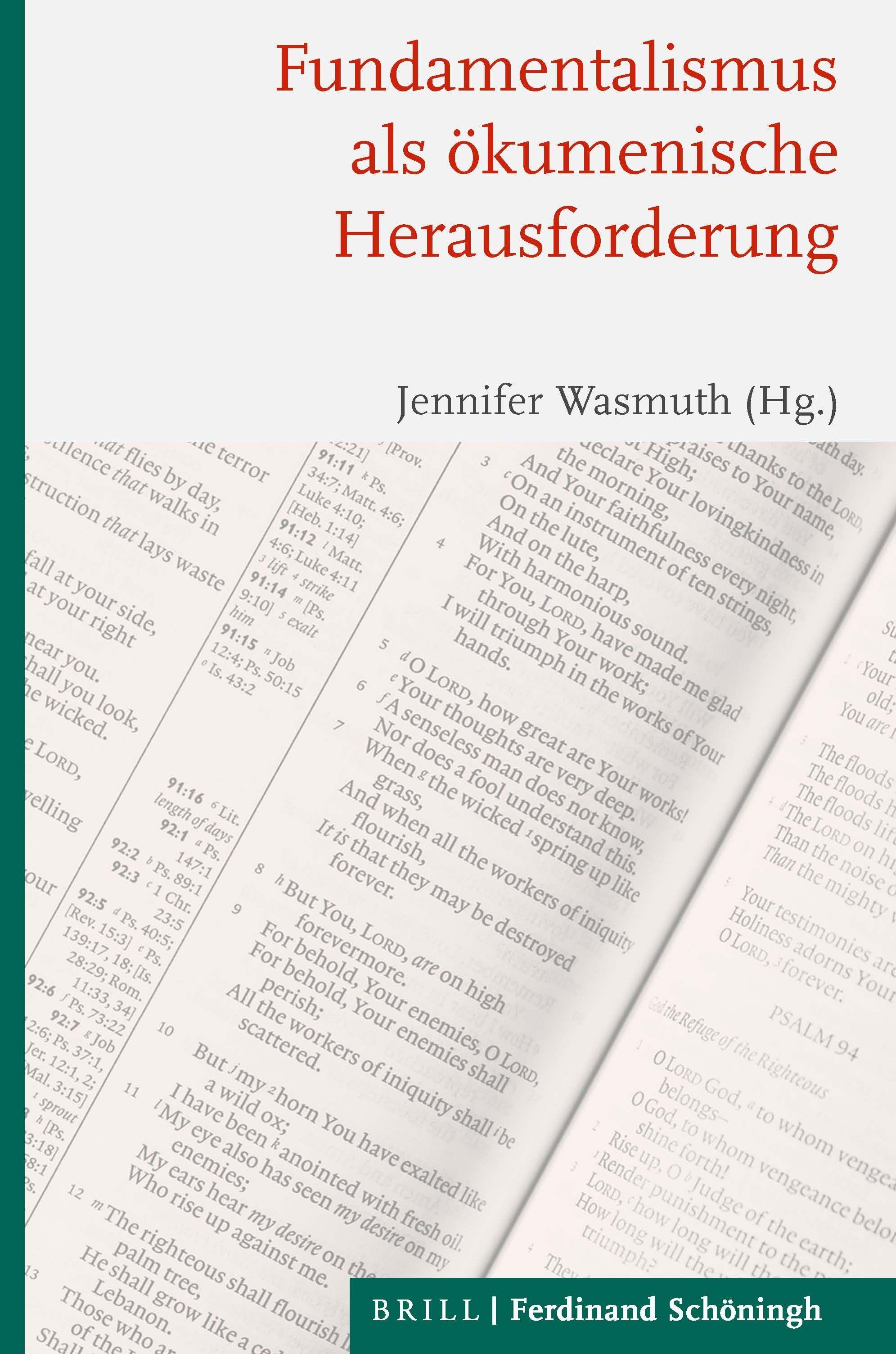 Vorderes Coverbild Fundamentalismus als ökumenische Herausforderung