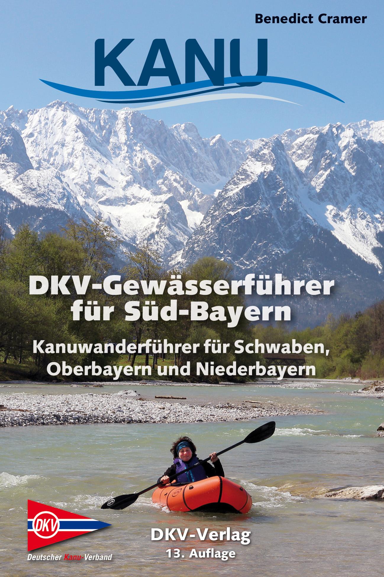 Vorderes Coverbild DKV-Gewässerführer für Süd-Bayern