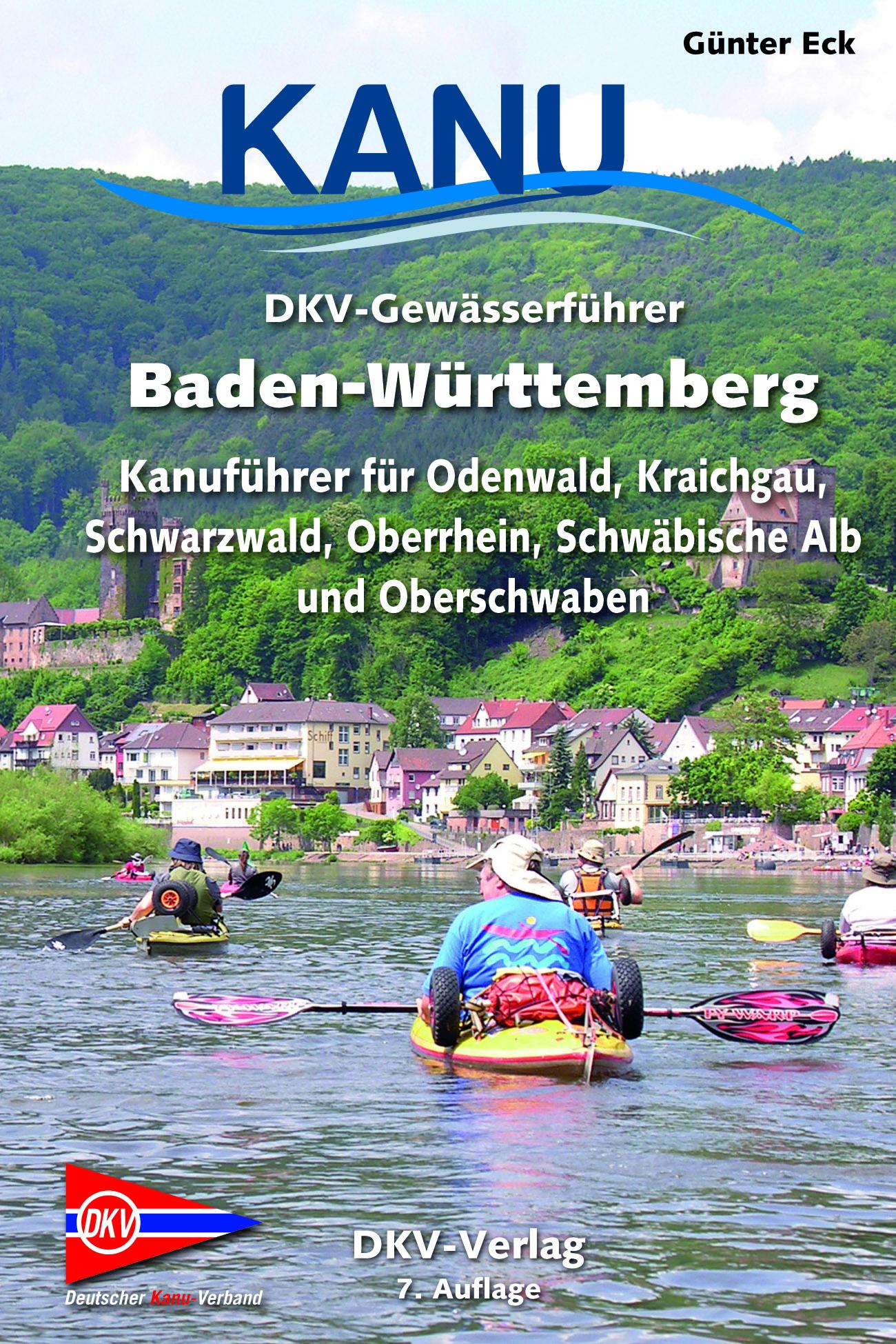 Vorderes Coverbild DKV-Gewässerführer Baden-Württemberg