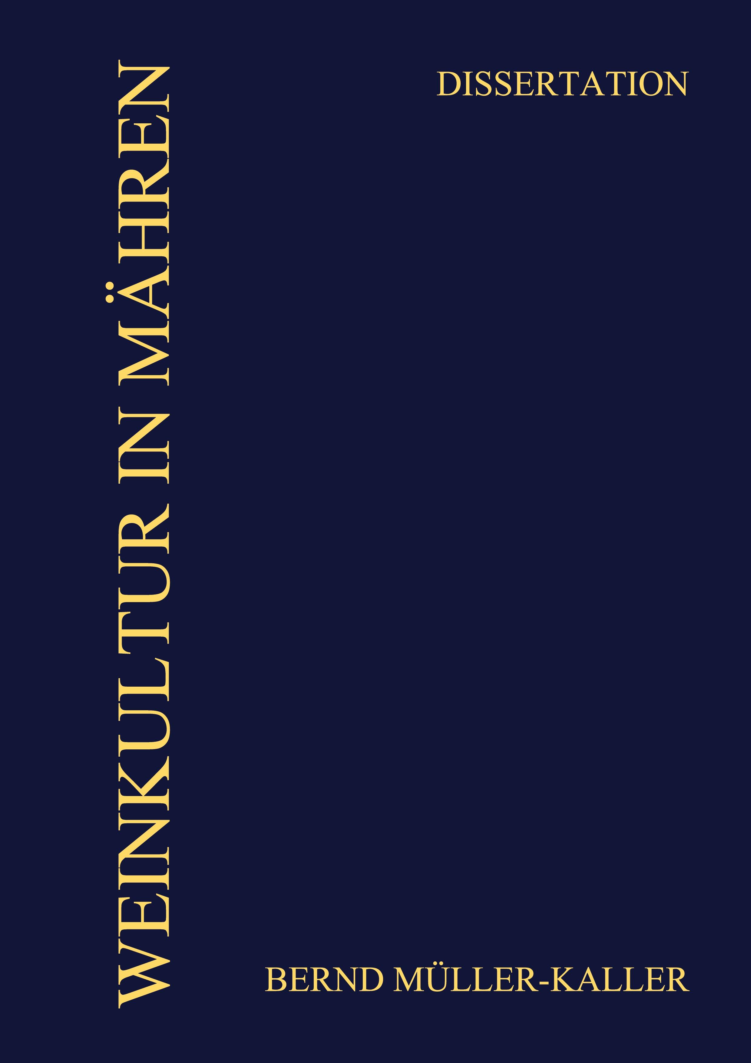 Vorderes Coverbild WEINKULTUR IN MÄHREN (1648-1804)