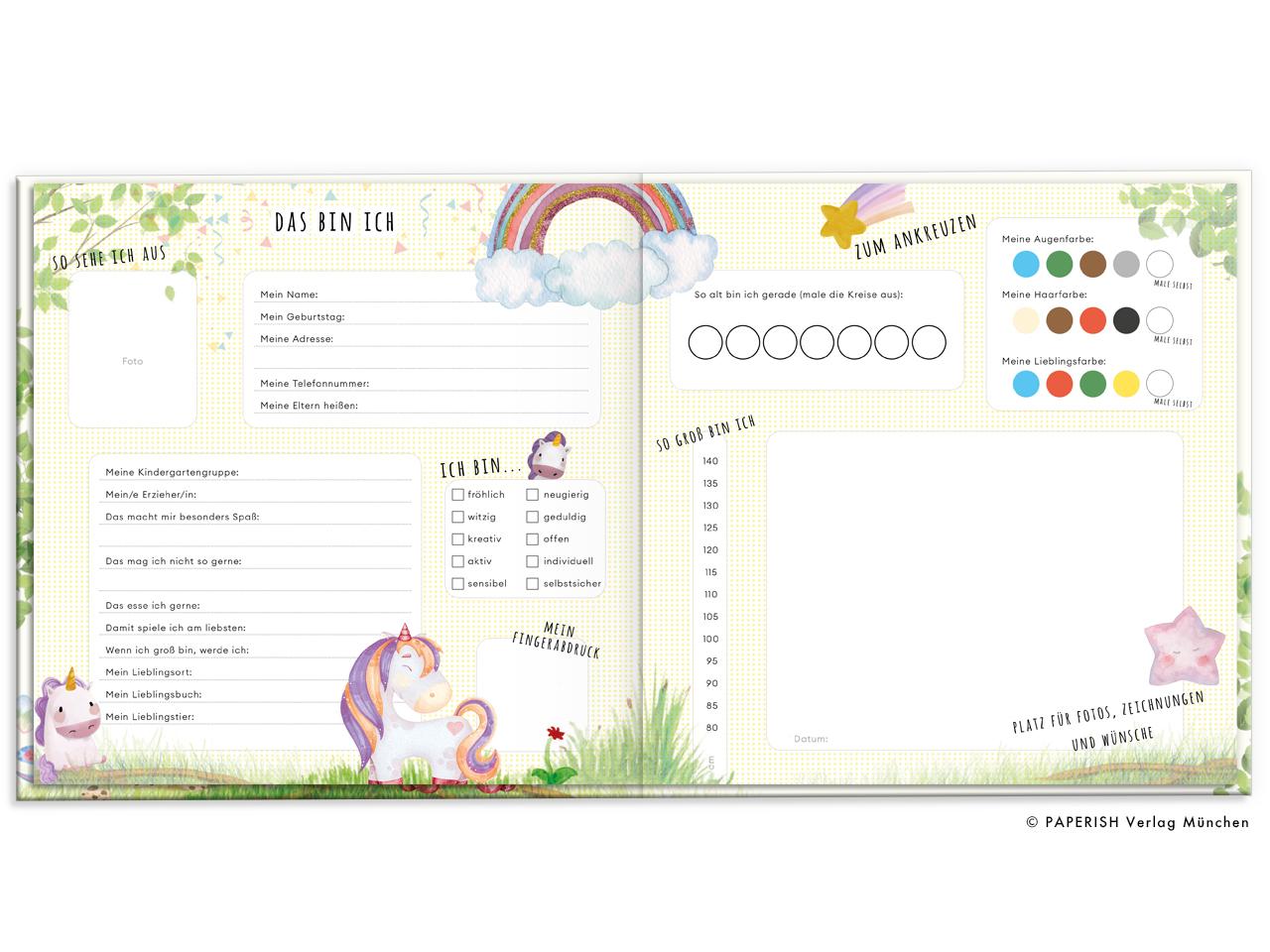 Beispielinhalt (Bild) Kindergartenfreunde - EINHORN