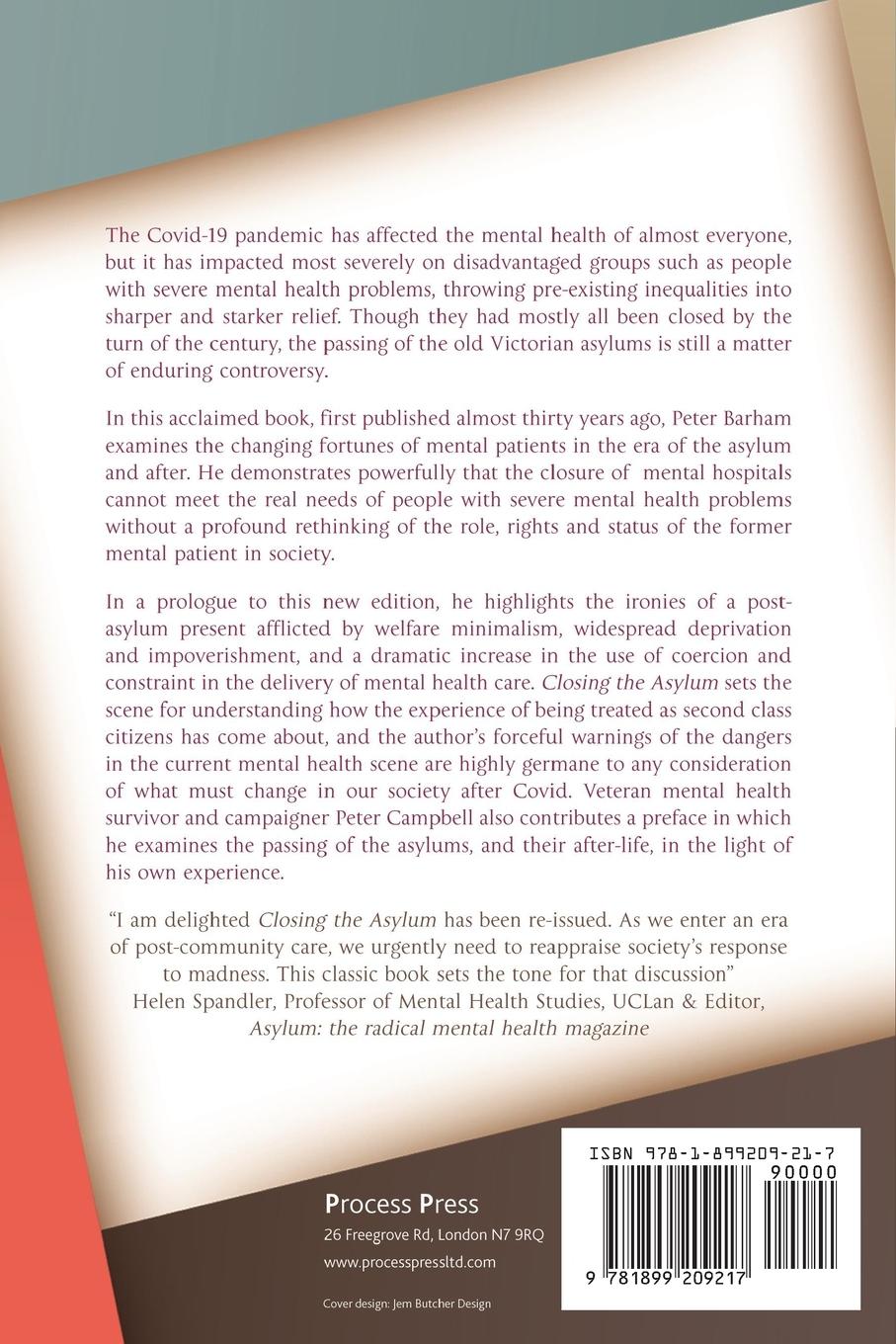 Rückseitencover Closing  The Asylum