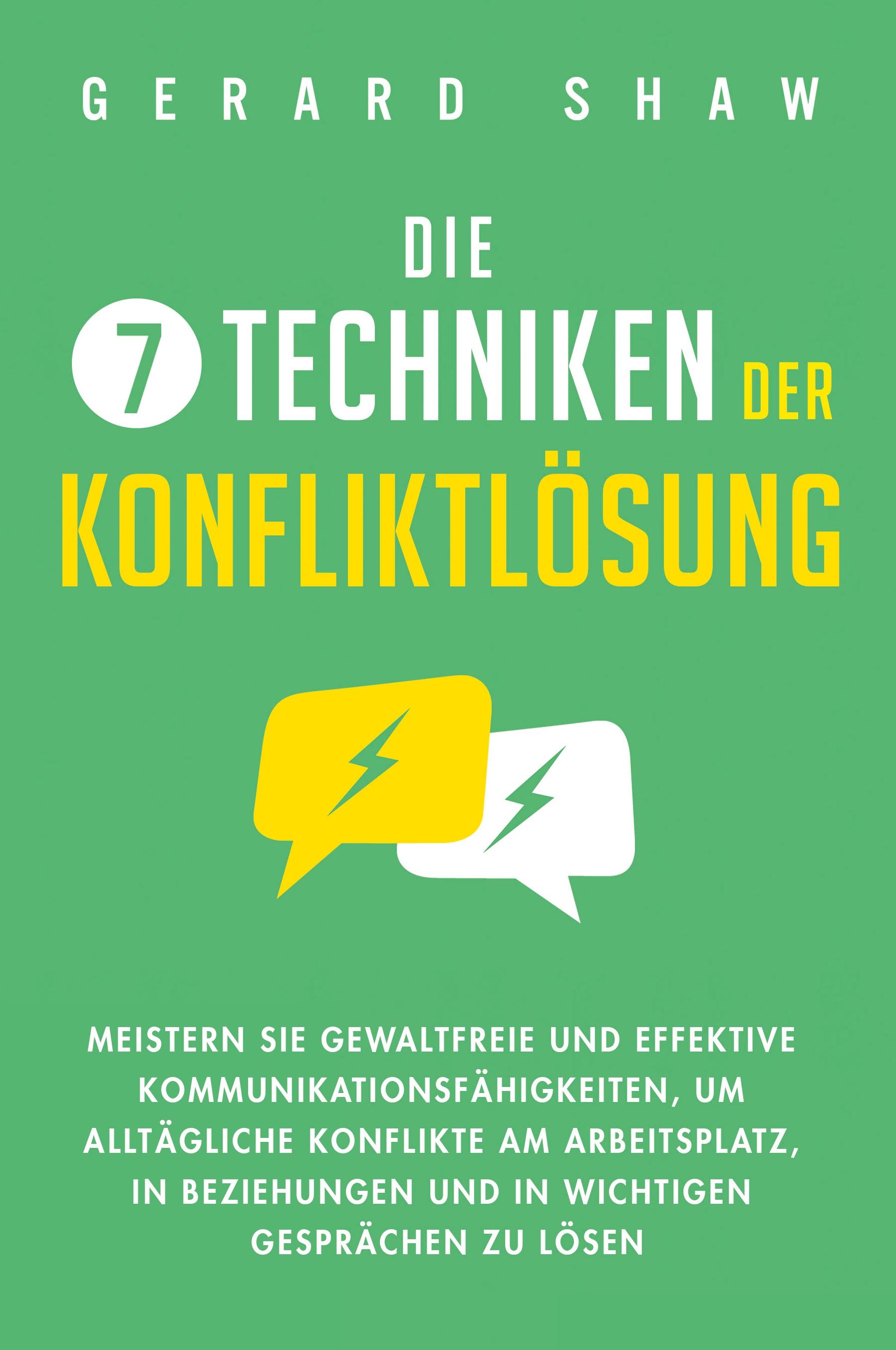 Vorderes Coverbild Die 7 Techniken der Konfliktlösung