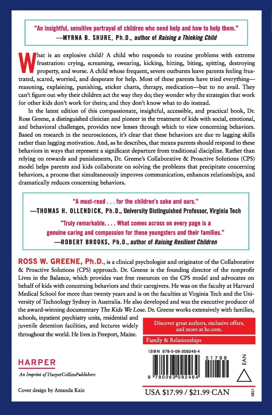 Rückseitencover The Explosive Child [Sixth Edition]