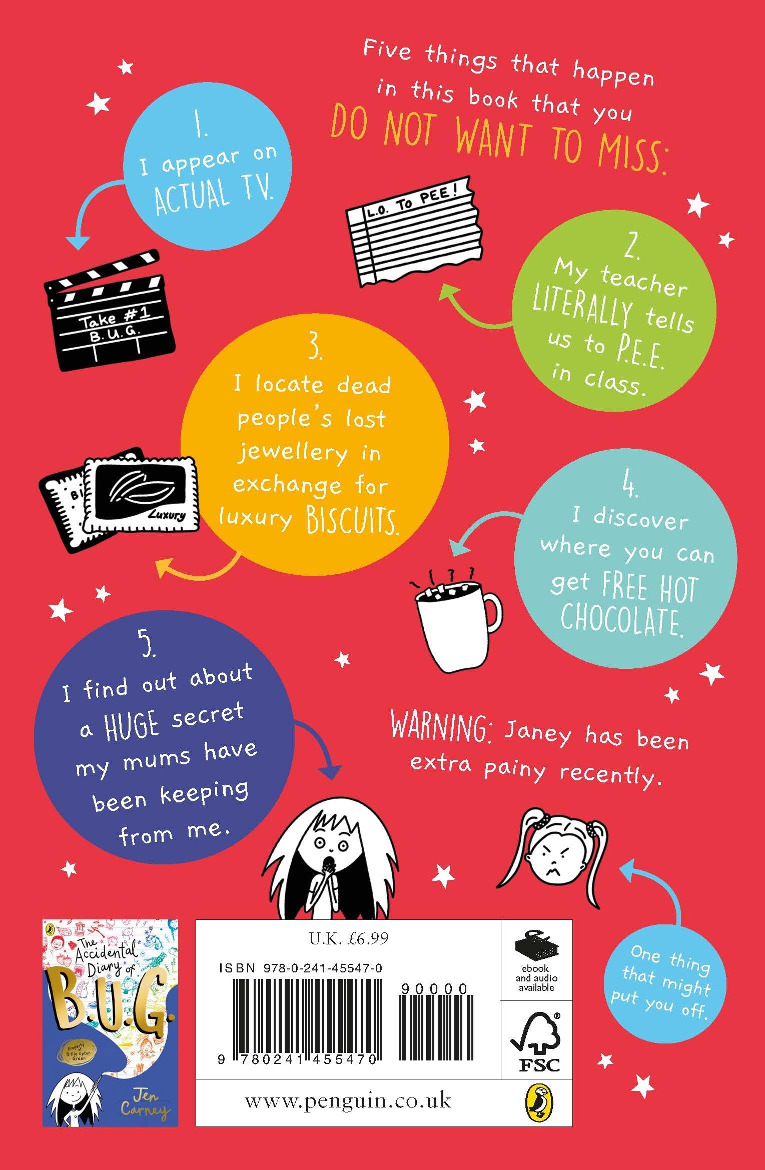 Rückseitencover The Accidental Diary of B.U.G.: Basically Famous