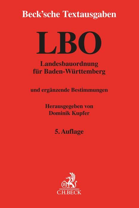 Vorderes Coverbild Landesbauordnung für Baden-Württemberg