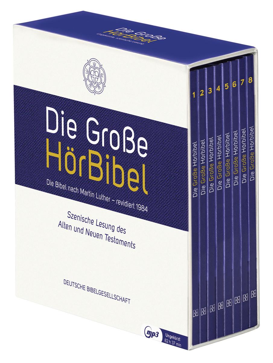 Vorderes Coverbild Die Große HörBibel. Ungekürzte, szenische Lesung. 8 MP3-CDs