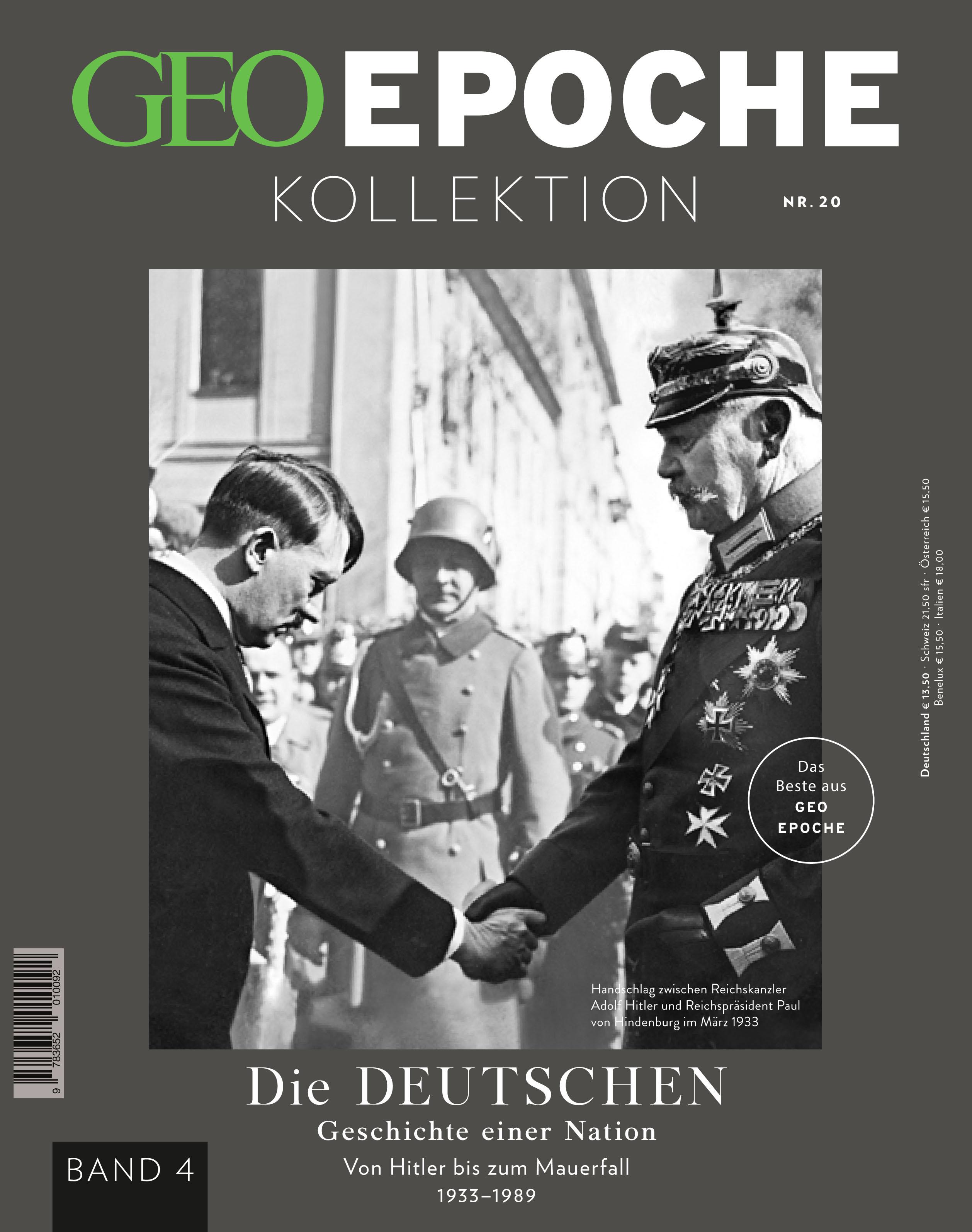 Vorderes Coverbild GEO Epoche KOLLEKTION / GEO Epoche KOLLEKTION 20/2020 Die Geschichte der Deutschen (in 4 Teilen) - Band 4