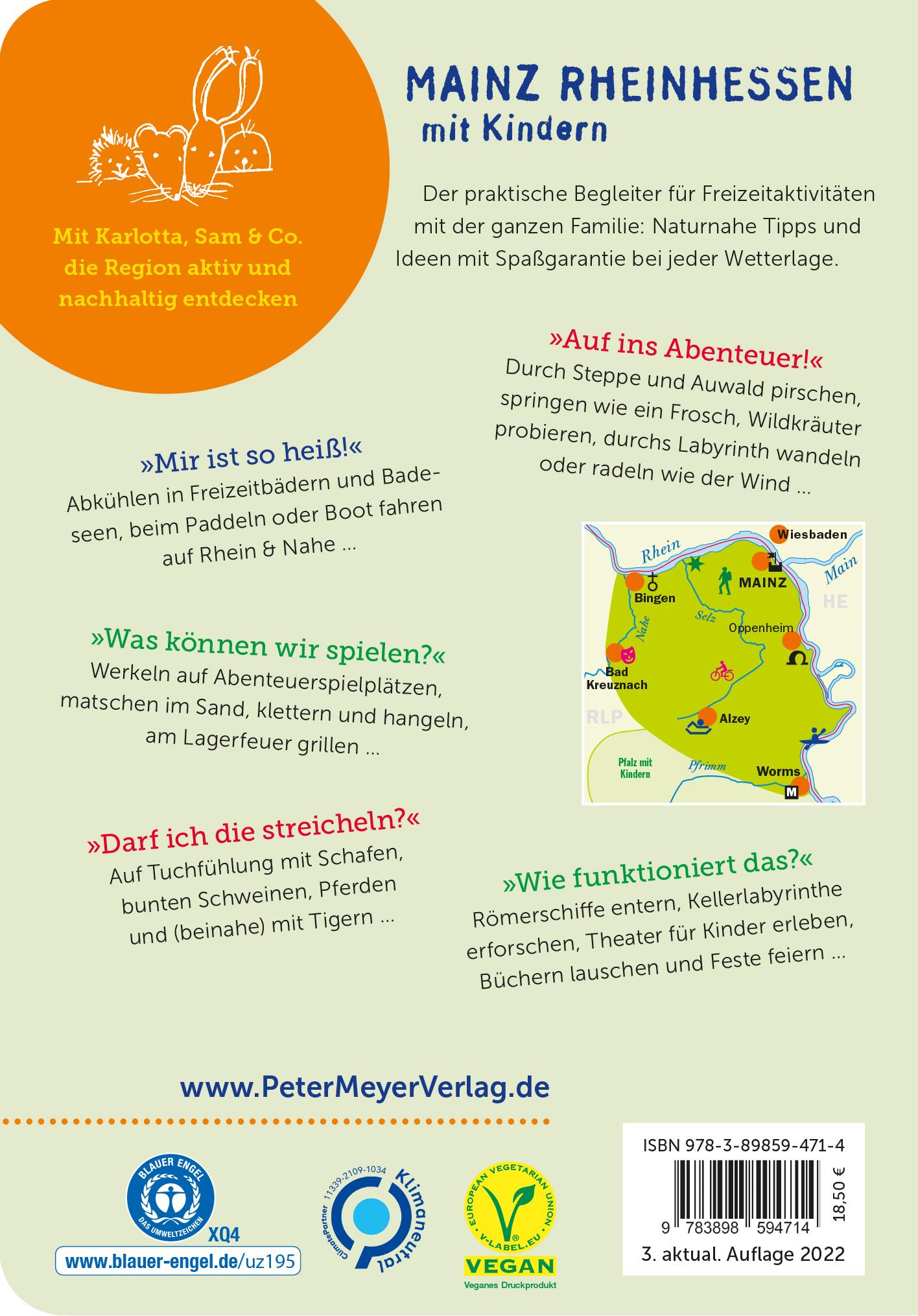 Rückseitencover Mainz Rheinhessen mit Kindern