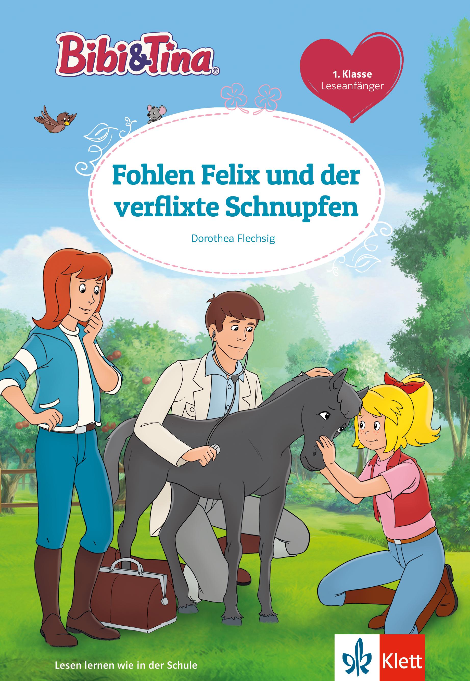 Vorderes Coverbild Bibi & Tina: Fohlen Felix und der verflixte Schnupfen