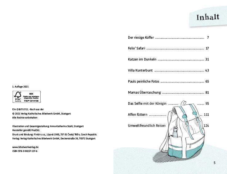 Beispielinhalt (Bild) Kein Schmutz in der Luft - Lena reist umweltbewußt