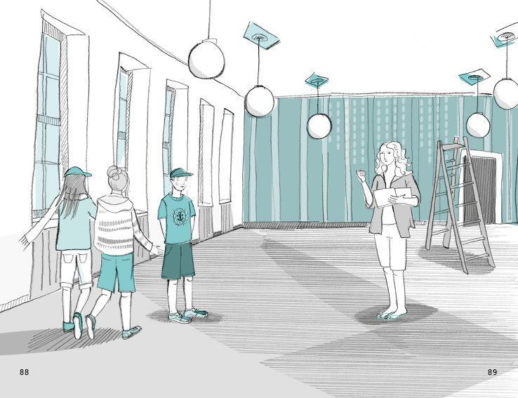 Beispielinhalt (Bild) Kein Schmutz in der Luft - Lena reist umweltbewußt