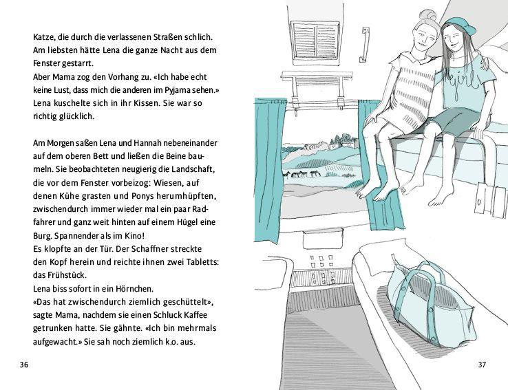 Beispielinhalt (Bild) Kein Schmutz in der Luft - Lena reist umweltbewußt