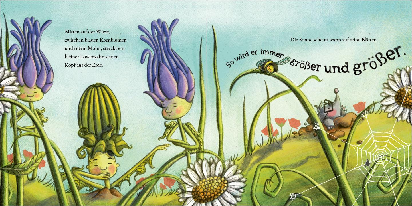 Beispielinhalt (Bild) Löwenzähne fliegen nicht