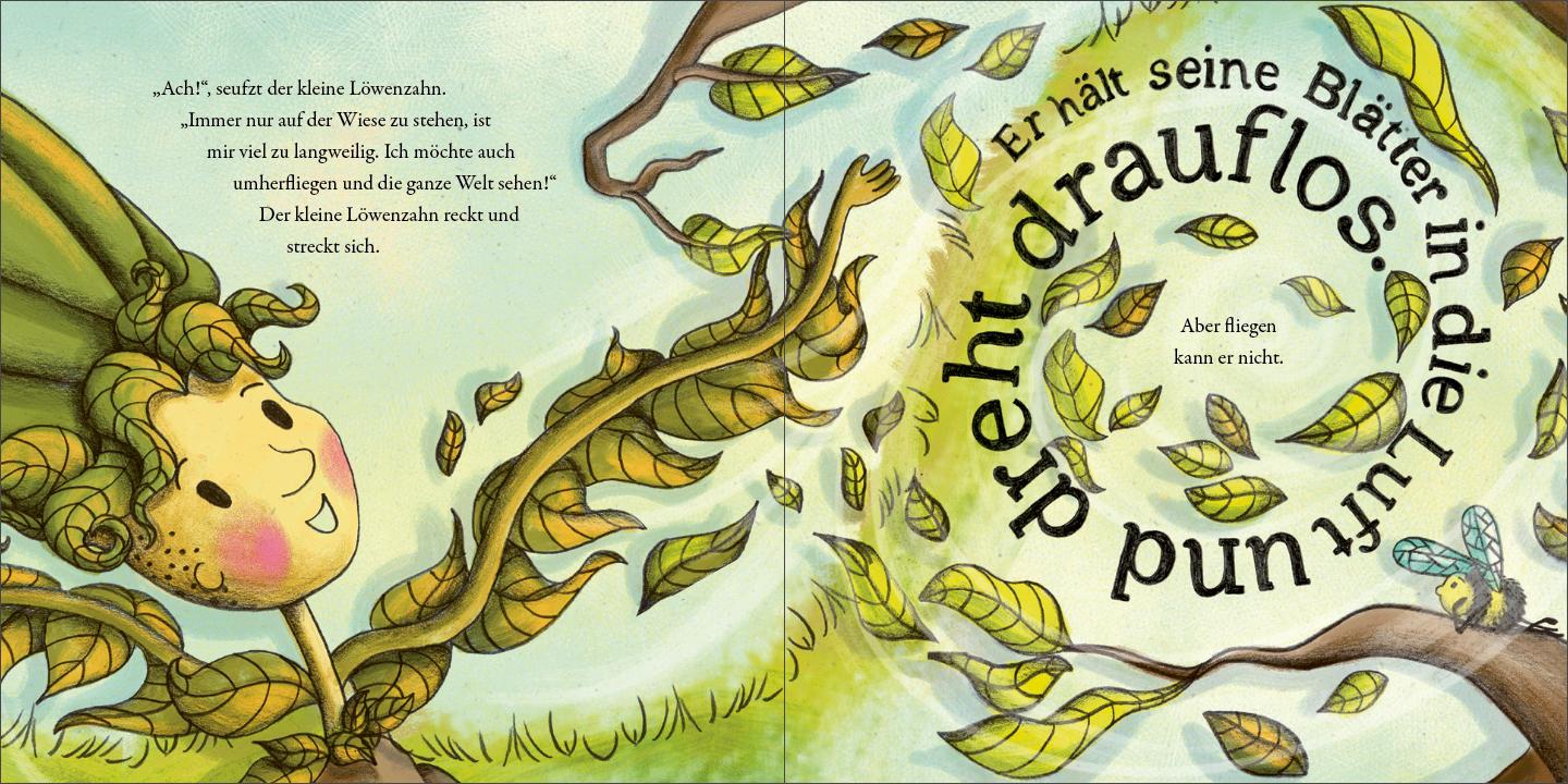 Beispielinhalt (Bild) Löwenzähne fliegen nicht