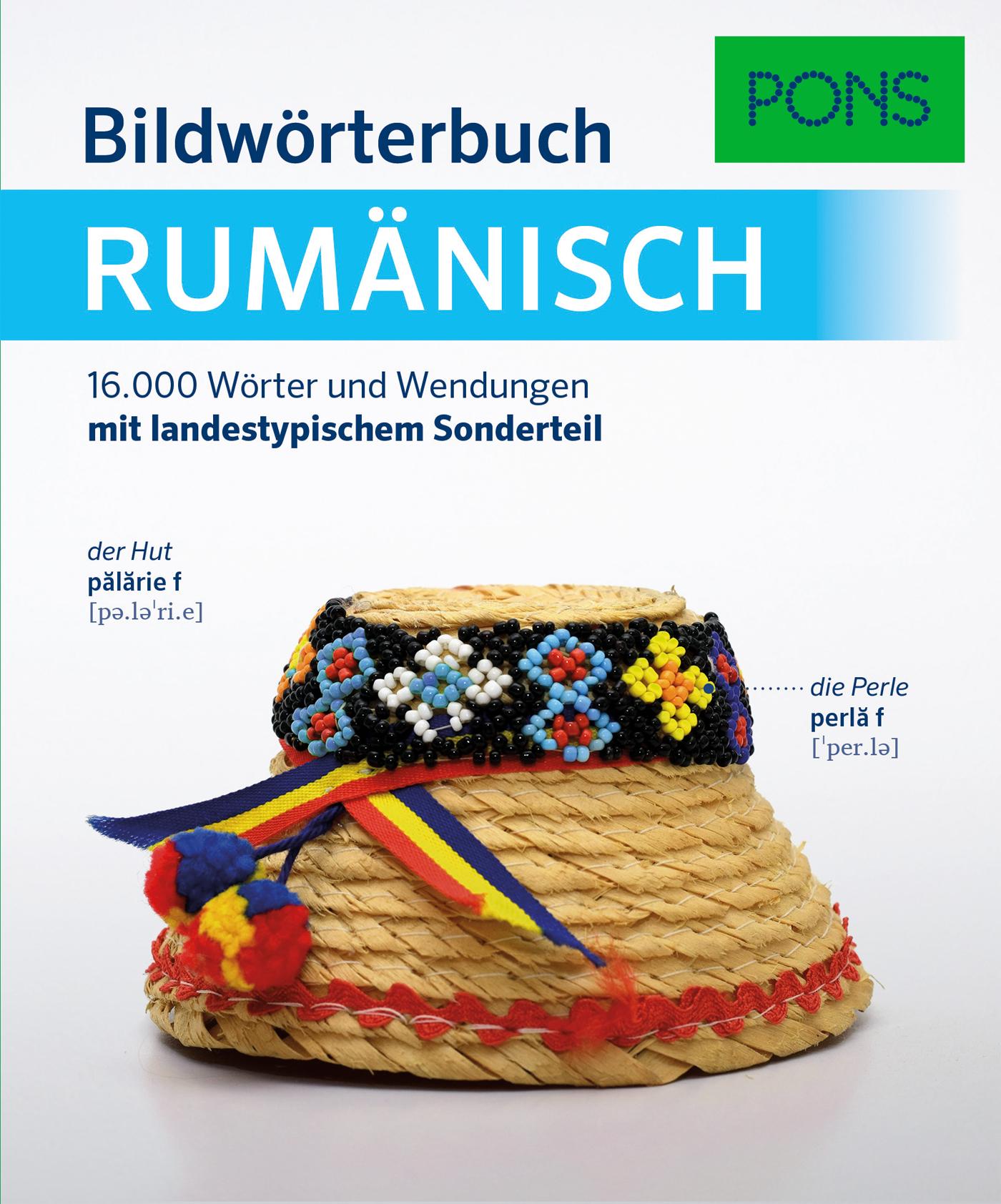 Vorderes Coverbild PONS Bildwörterbuch Rumänisch