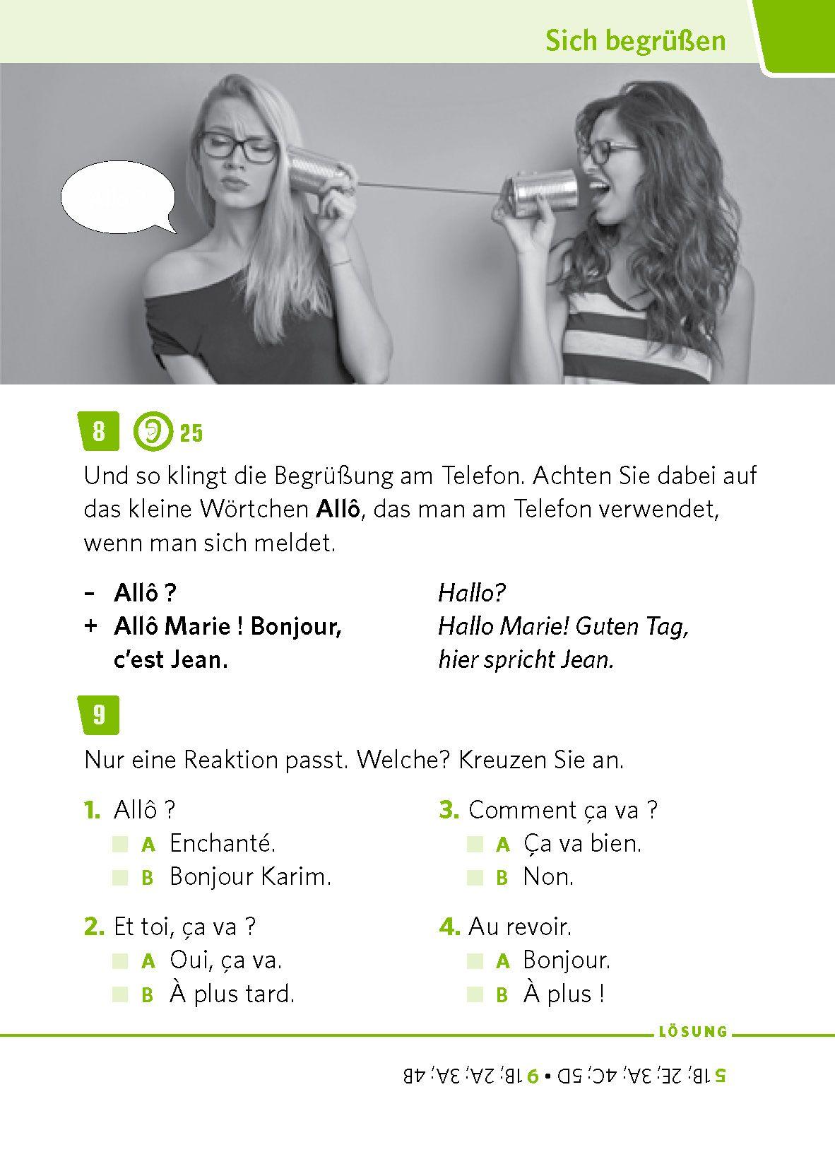 Beispielinhalt (Bild) PONS Pocket-Sprachkurs Französisch