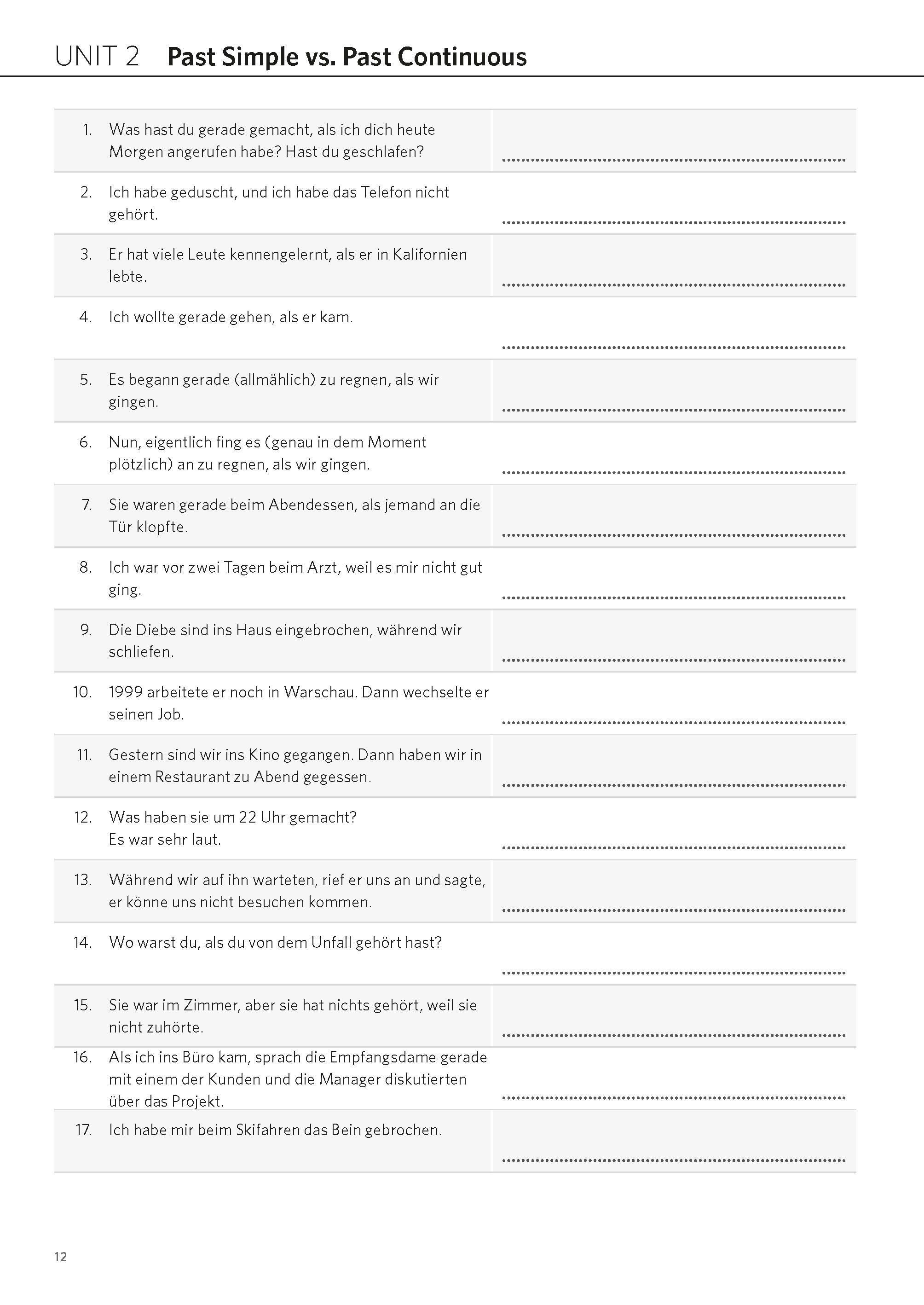 Beispielinhalt (Bild) PONS Satz für Satz Englisch B1