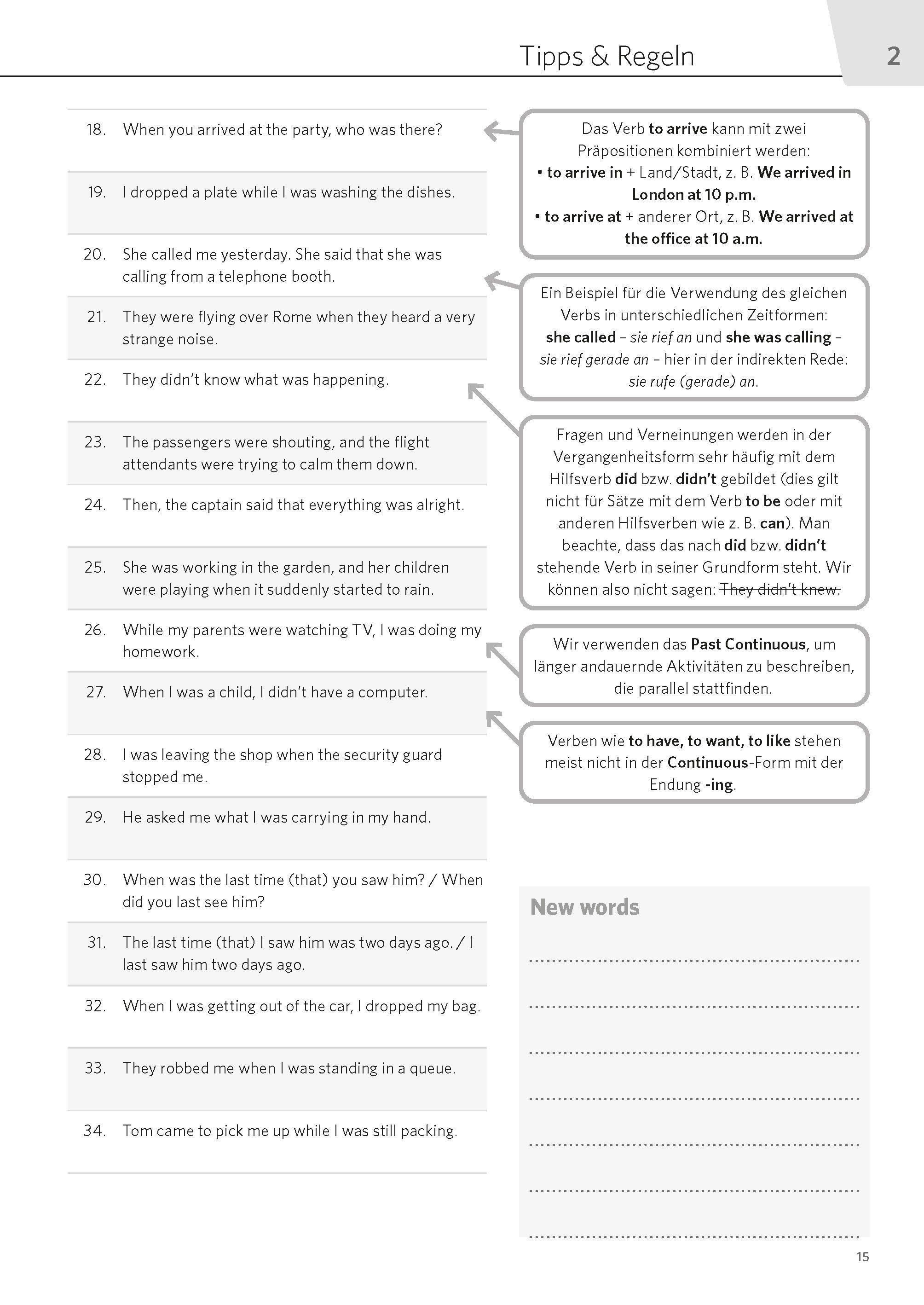 Beispielinhalt (Bild) PONS Satz für Satz Englisch B1