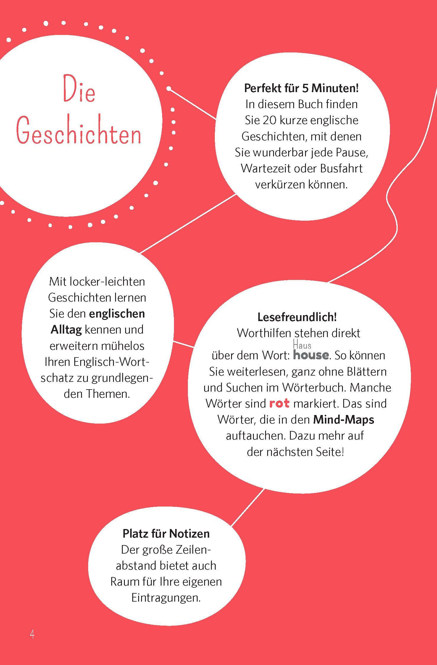 Beispielinhalt (Bild) PONS 5-Minuten-Lektüren Englisch A2  -  An Apple a Day