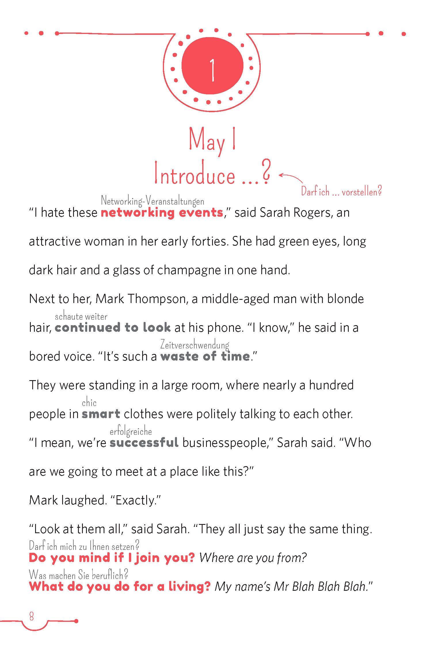 Beispielinhalt (Bild) PONS 5-Minuten-Lektüren Englisch A2  -  An Apple a Day