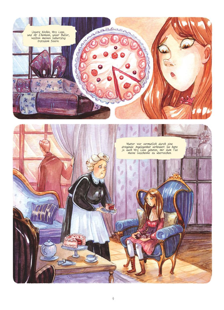 Beispielinhalt (Bild) Enola Holmes (Comic). Band 1