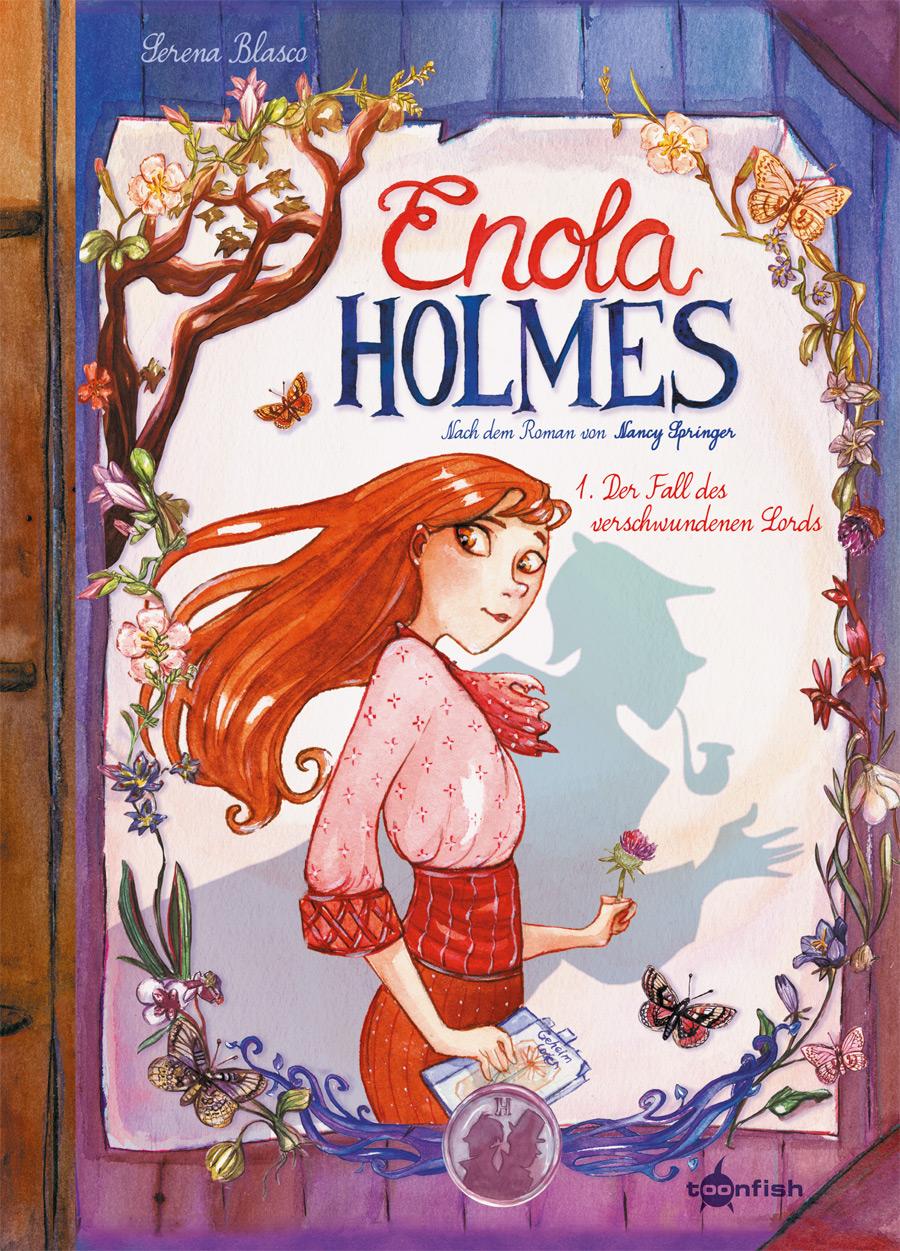 Vorderes Coverbild Enola Holmes (Comic). Band 1