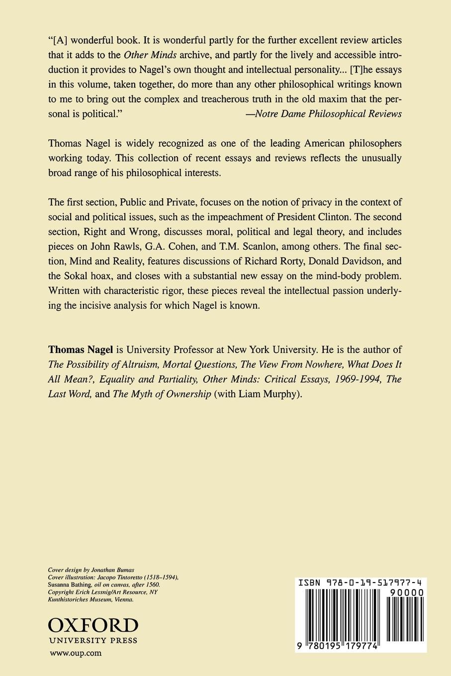 Rückseitencover Concealment and Exposure